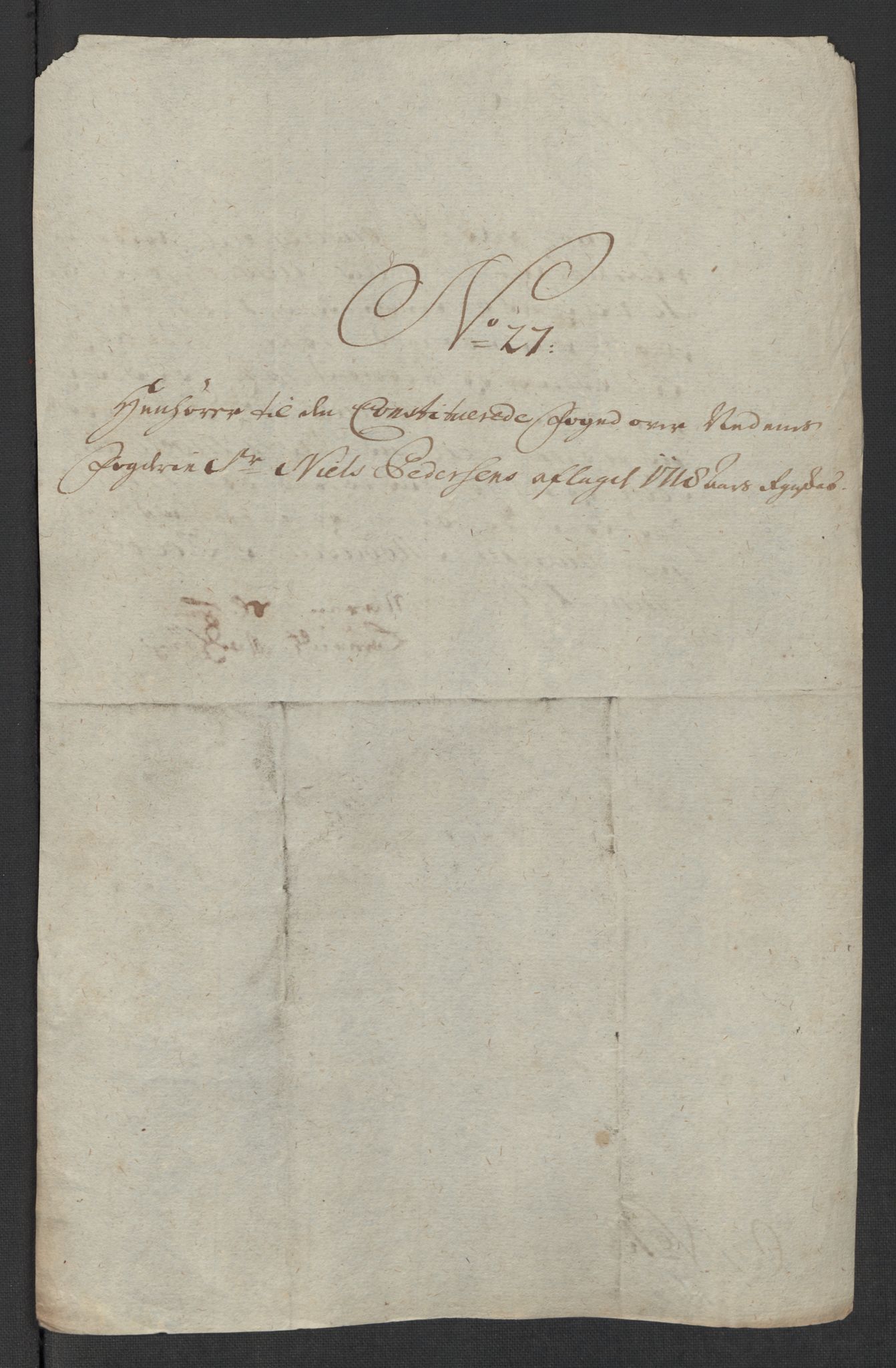 Rentekammeret inntil 1814, Reviderte regnskaper, Fogderegnskap, AV/RA-EA-4092/R39/L2327: Fogderegnskap Nedenes, 1718, p. 253