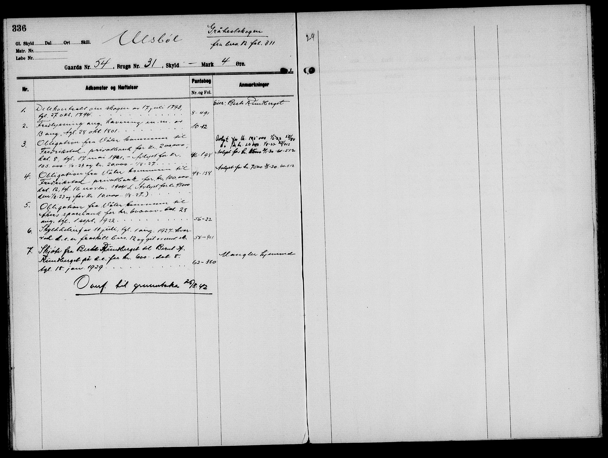 Solør tingrett, AV/SAH-TING-008/H/Ha/Hak/L0004: Mortgage register no. IV, 1900-1935, p. 336