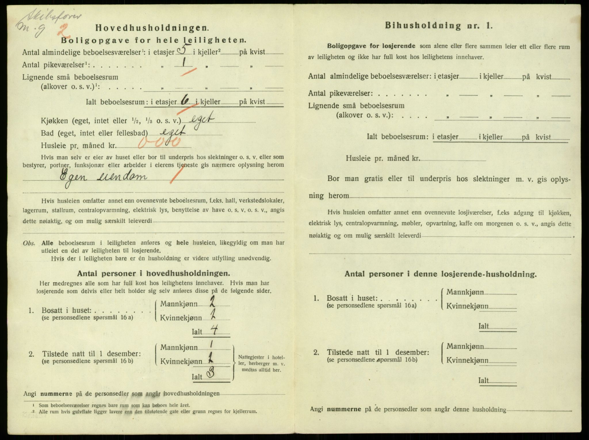 SAB, 1920 census for Bergen, 1920, p. 58176