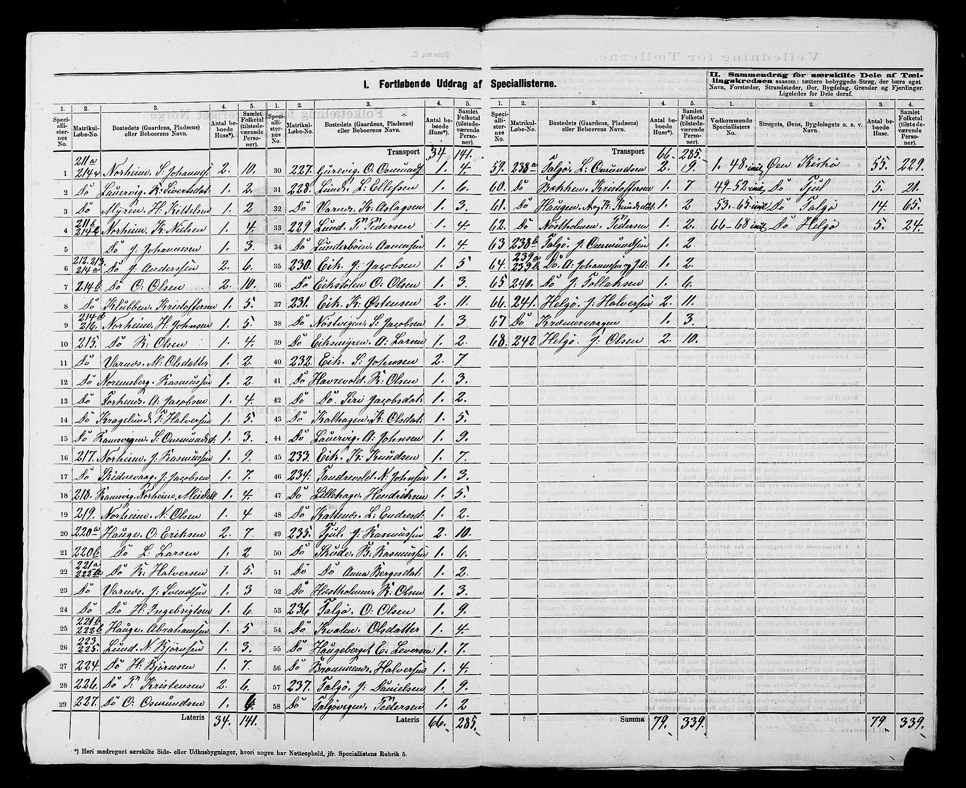 SAST, 1875 census for 1139P Nedstrand, 1875, p. 31