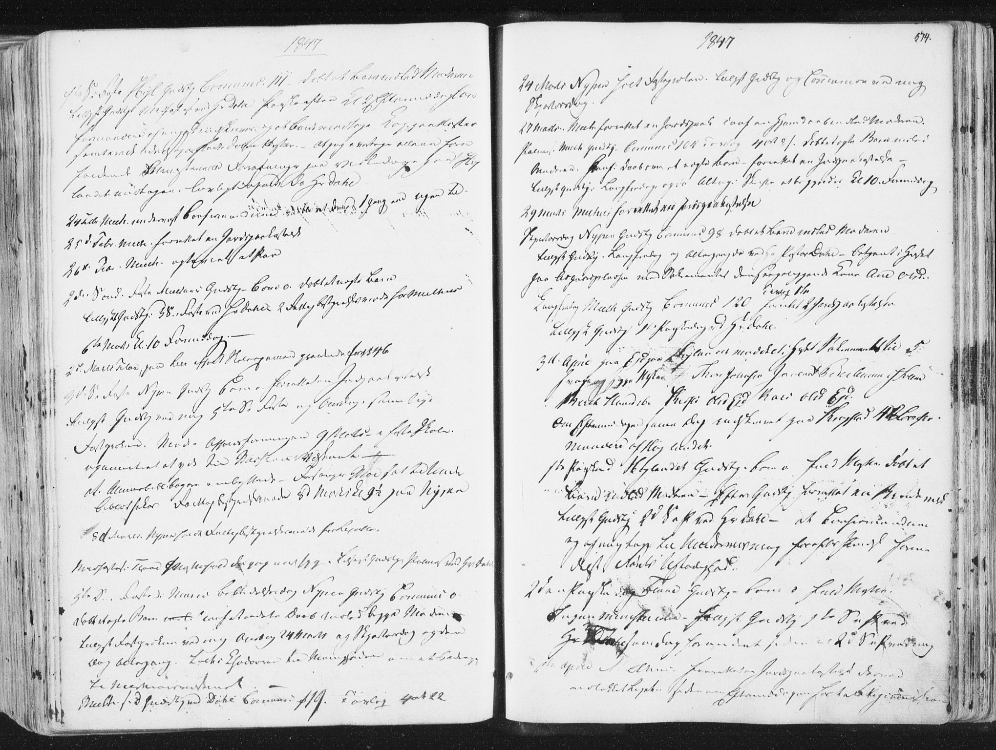 Ministerialprotokoller, klokkerbøker og fødselsregistre - Sør-Trøndelag, SAT/A-1456/691/L1074: Parish register (official) no. 691A06, 1842-1852, p. 514