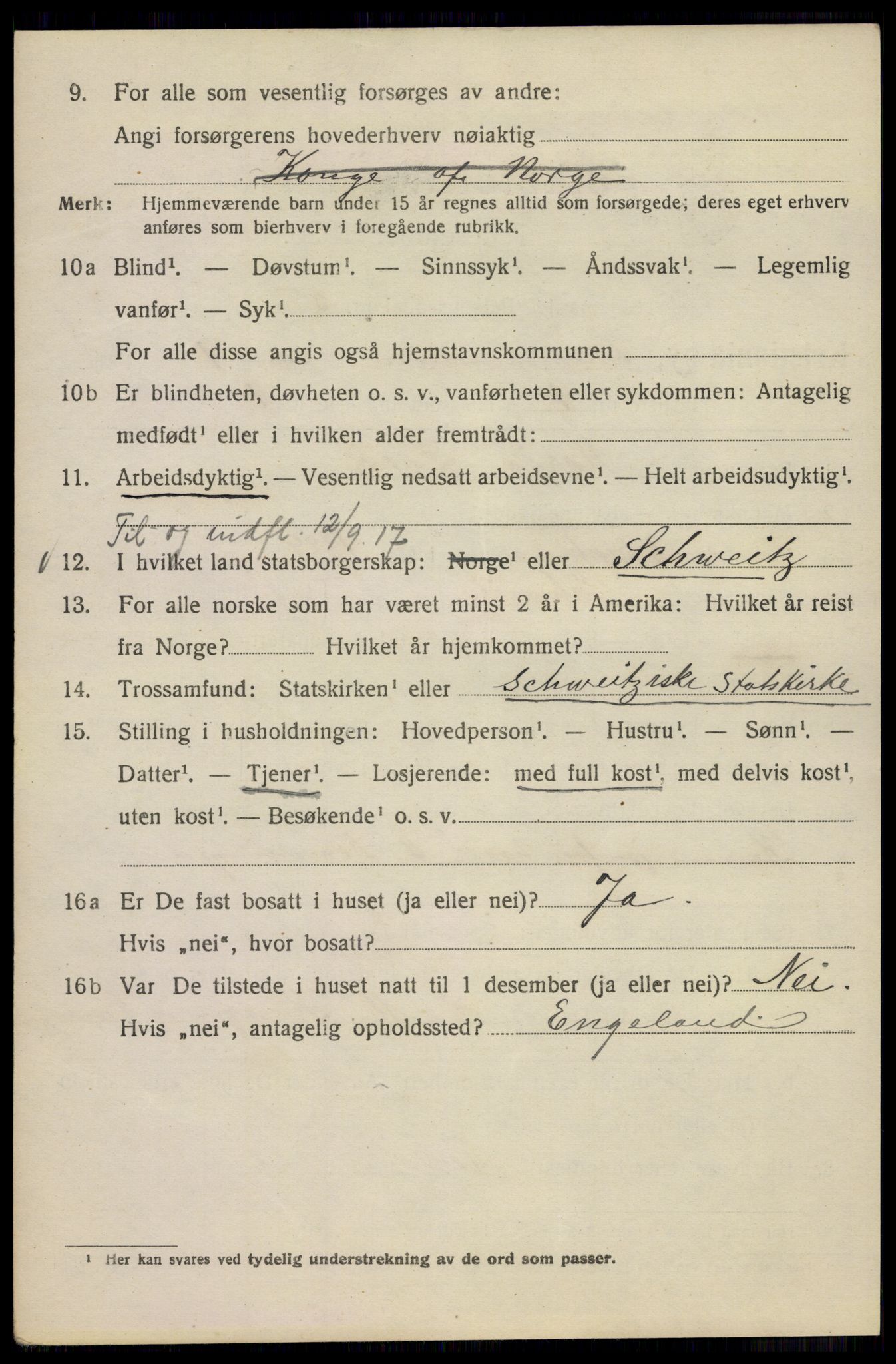 SAO, 1920 census for Kristiania, 1920, p. 200592