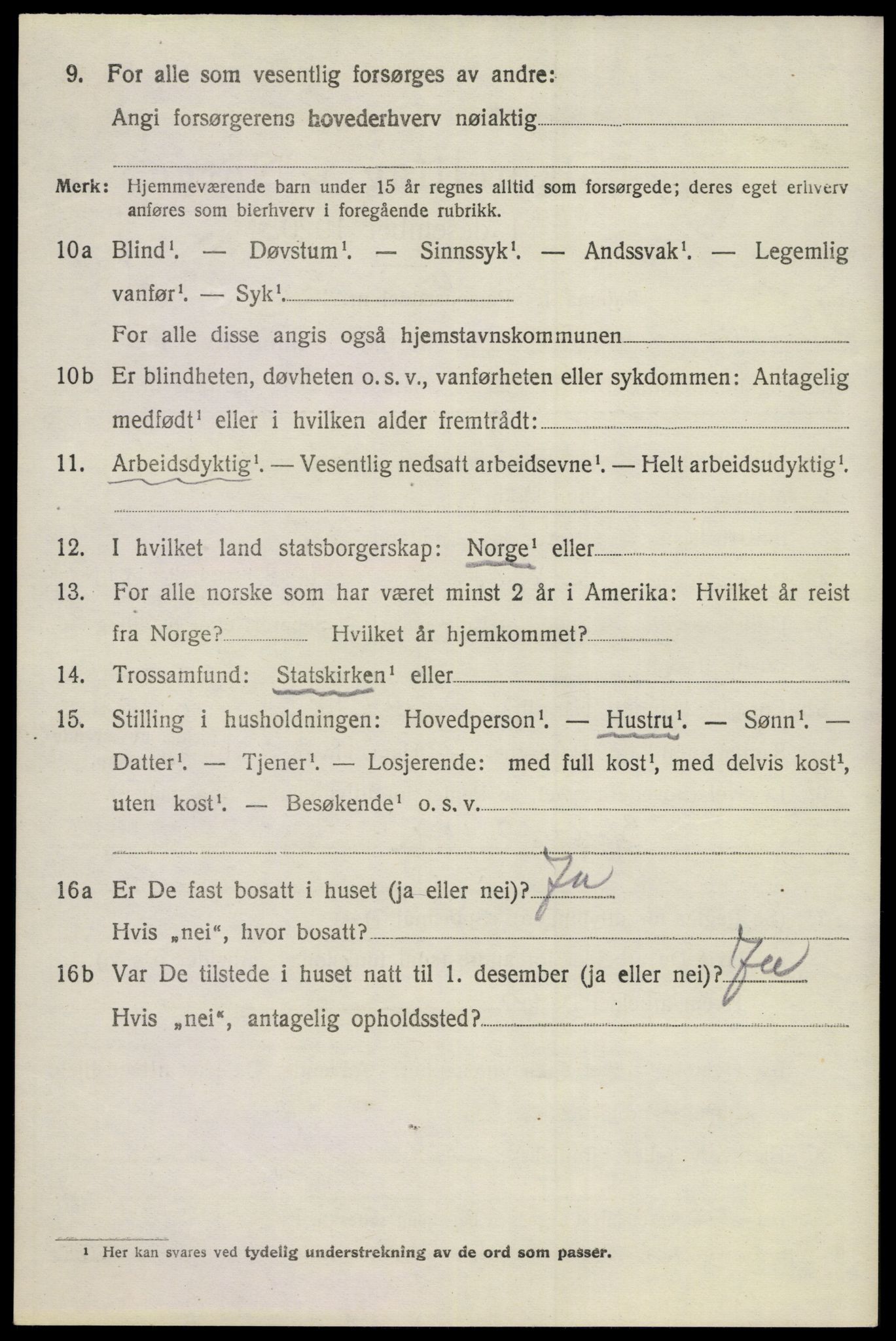 SAKO, 1920 census for Nes (Buskerud), 1920, p. 2499