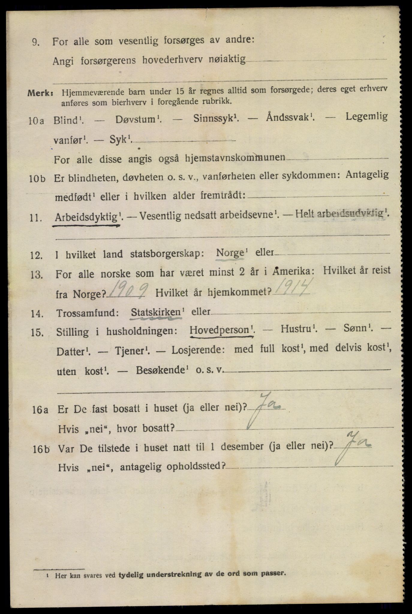 SAKO, 1920 census for Brevik, 1920, p. 6023