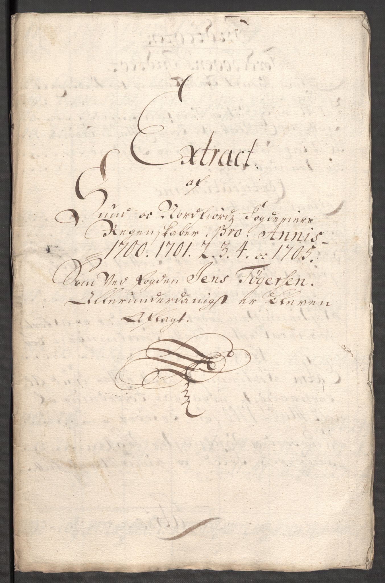Rentekammeret inntil 1814, Reviderte regnskaper, Fogderegnskap, RA/EA-4092/R53/L3429: Fogderegnskap Sunn- og Nordfjord, 1705, p. 396