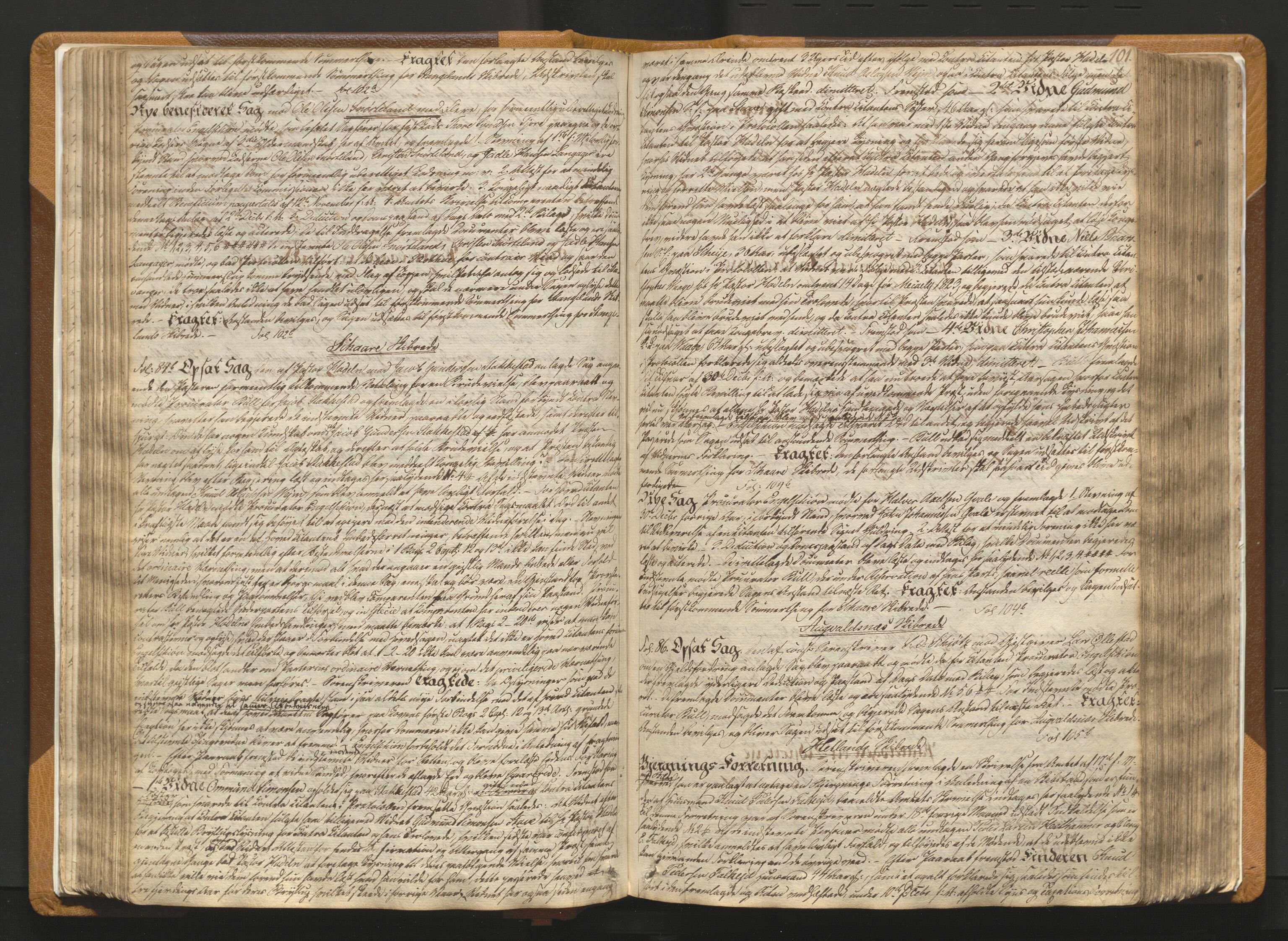 Karmsund sorenskriveri, AV/SAST-A-100311/01/I/IA/IAB/L0002: TINGBOK, 1822-1833, p. 100b-101a