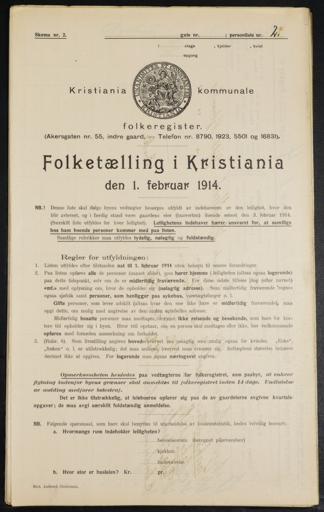 OBA, Municipal Census 1914 for Kristiania, 1914, p. 74025