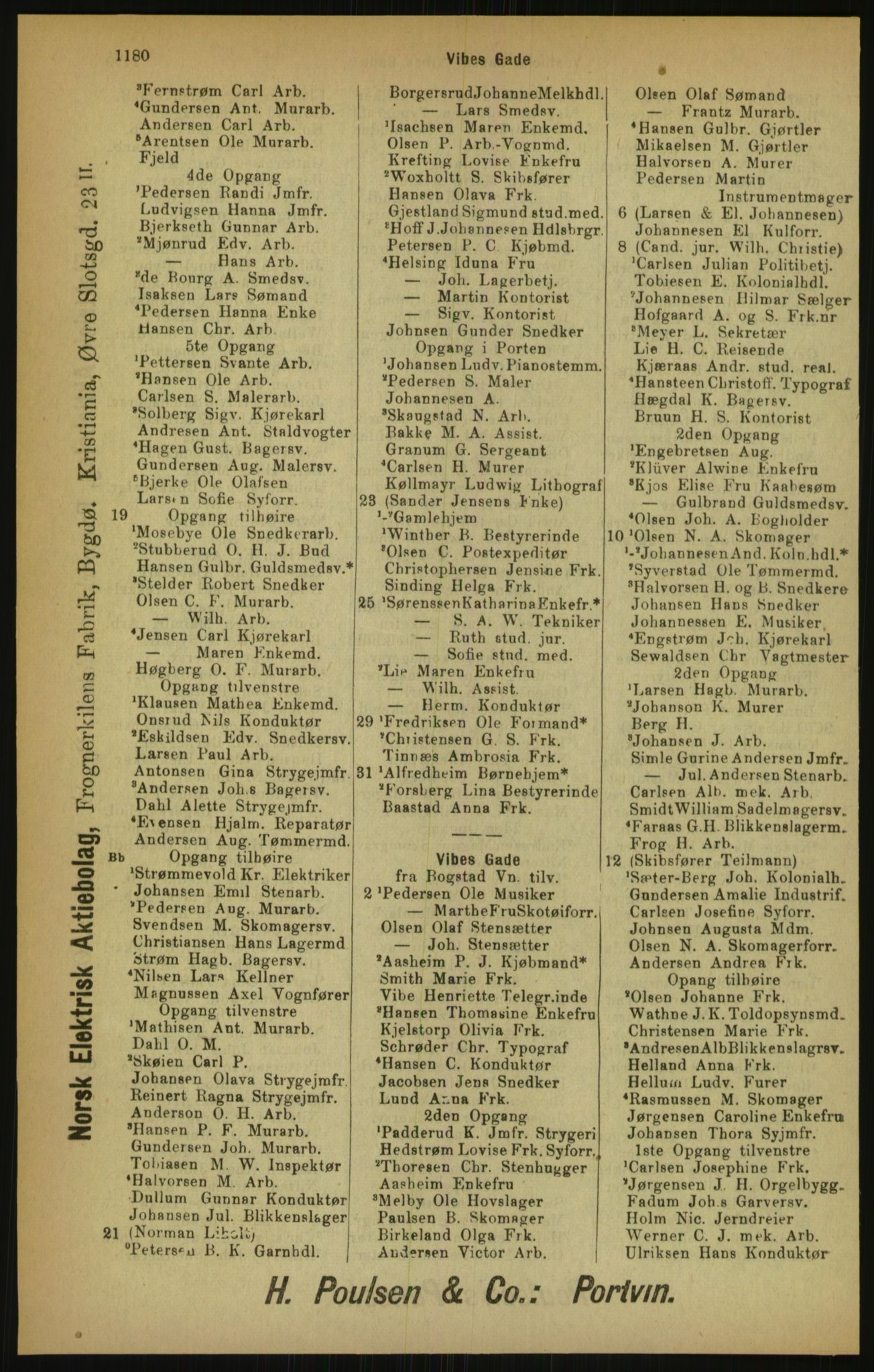 Kristiania/Oslo adressebok, PUBL/-, 1900, p. 1180