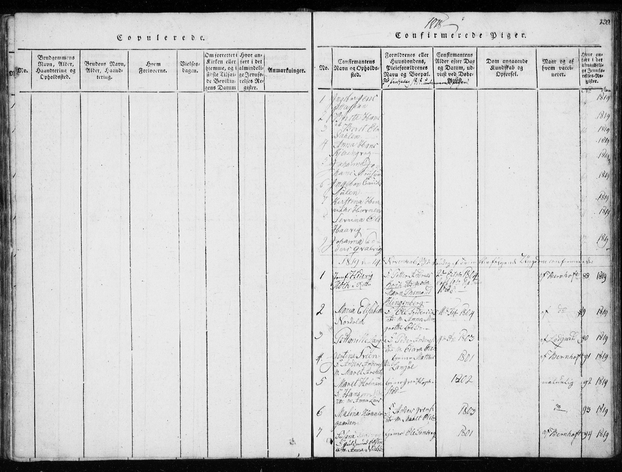 Ministerialprotokoller, klokkerbøker og fødselsregistre - Sør-Trøndelag, SAT/A-1456/634/L0527: Parish register (official) no. 634A03, 1818-1826, p. 230