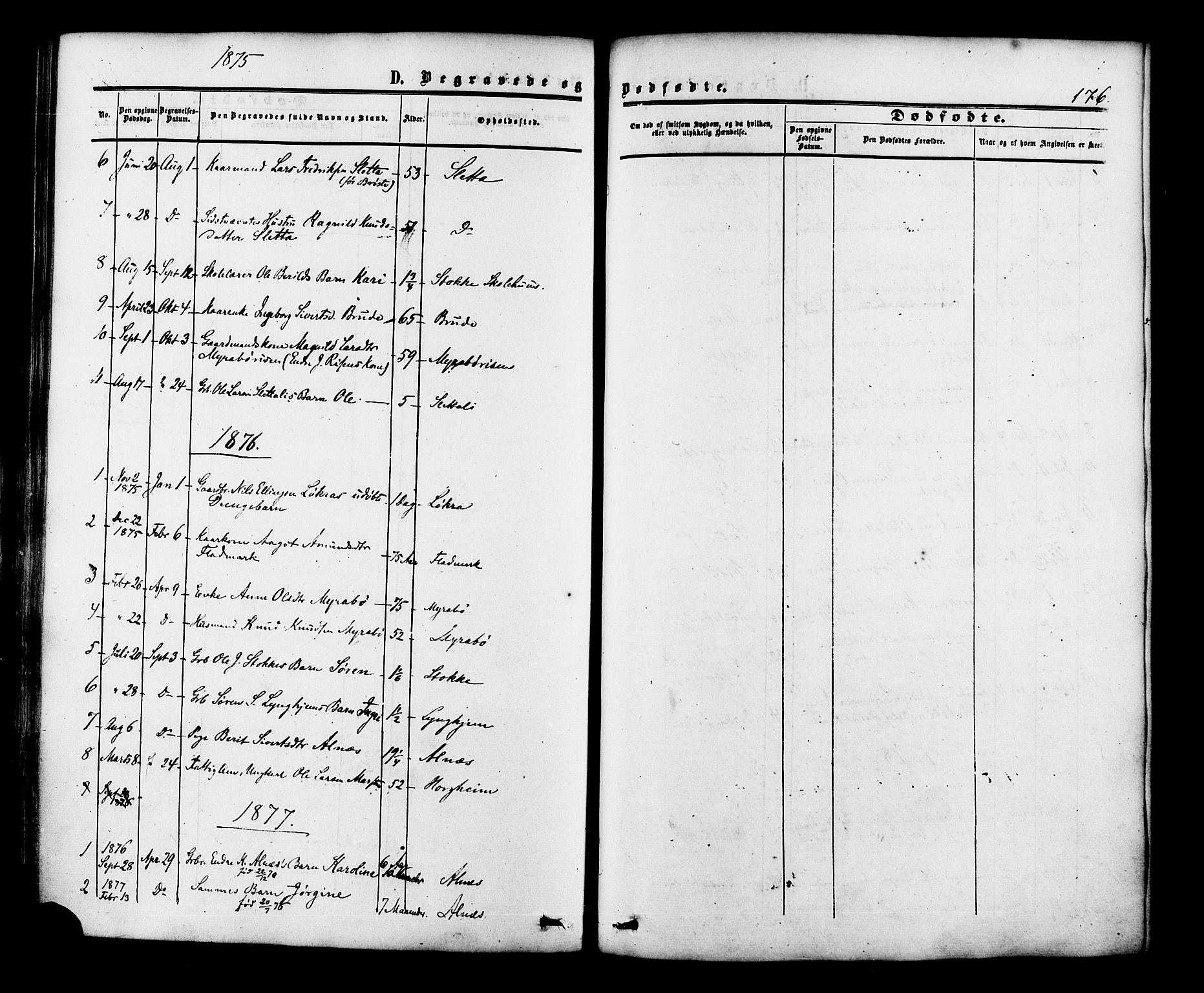 Ministerialprotokoller, klokkerbøker og fødselsregistre - Møre og Romsdal, SAT/A-1454/546/L0594: Parish register (official) no. 546A02, 1854-1882, p. 176