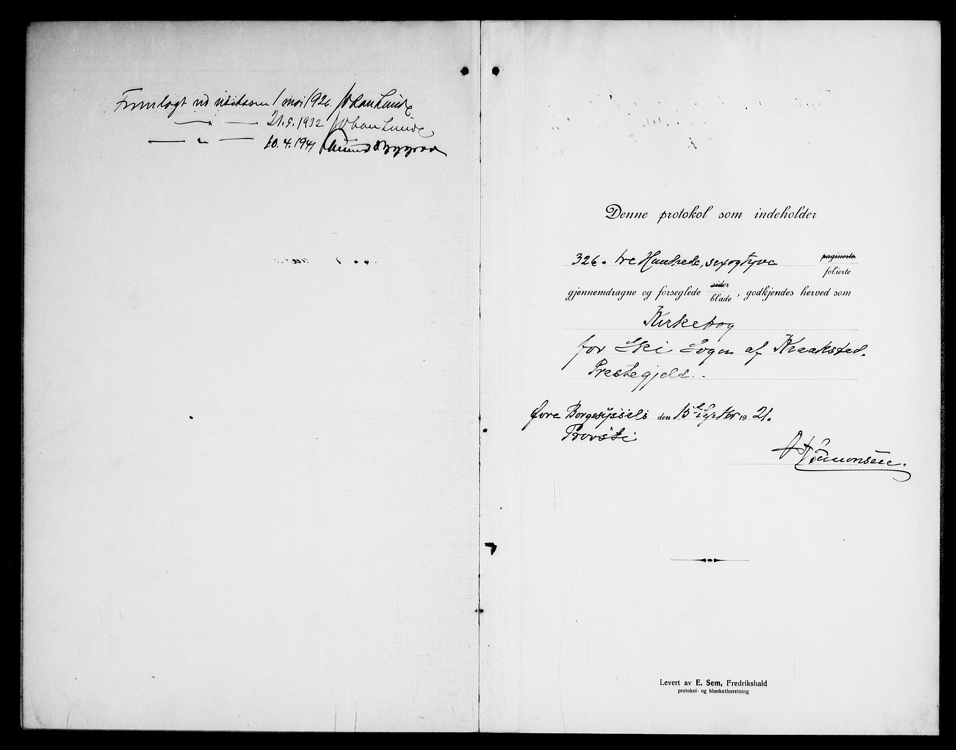 Kråkstad prestekontor Kirkebøker, SAO/A-10125a/G/Gb/L0002: Parish register (copy) no. II 2, 1921-1941