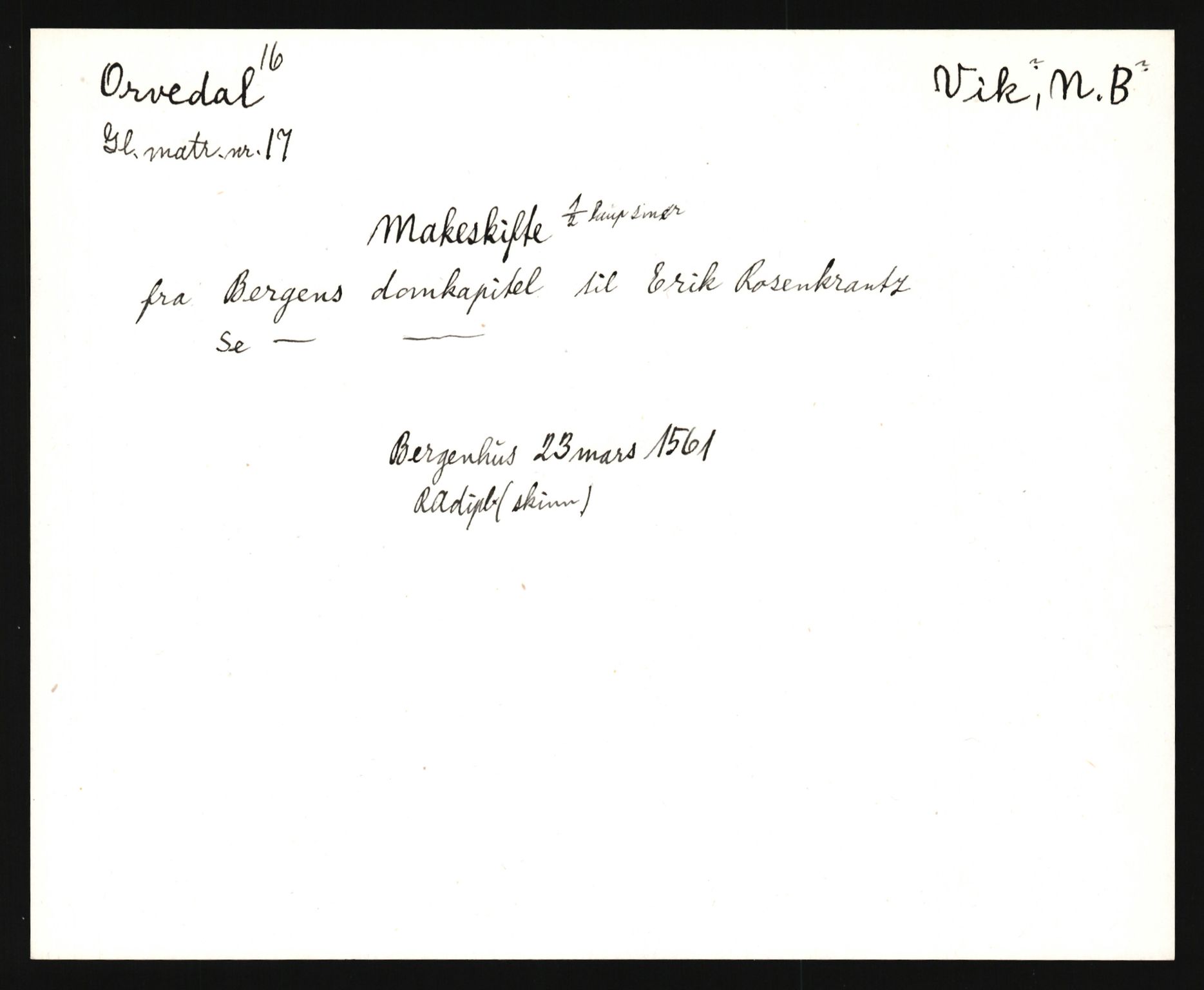 Riksarkivets diplomsamling, AV/RA-EA-5965/F35/F35e/L0030: Registreringssedler Sogn og Fjordane, 1400-1700, p. 269