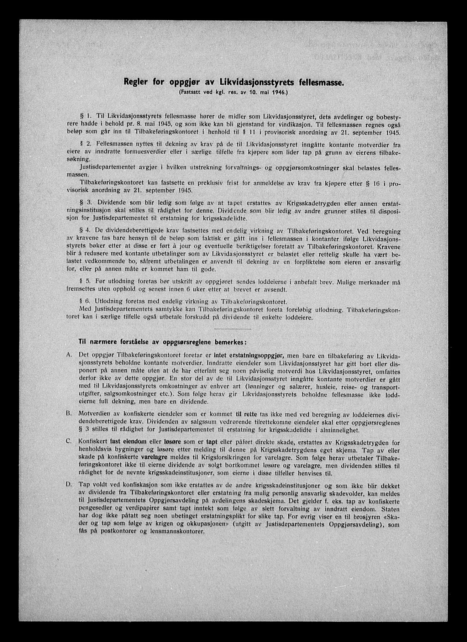 Justisdepartementet, Tilbakeføringskontoret for inndratte formuer, AV/RA-S-1564/H/Hc/Hca/L0896: --, 1945-1947, p. 255
