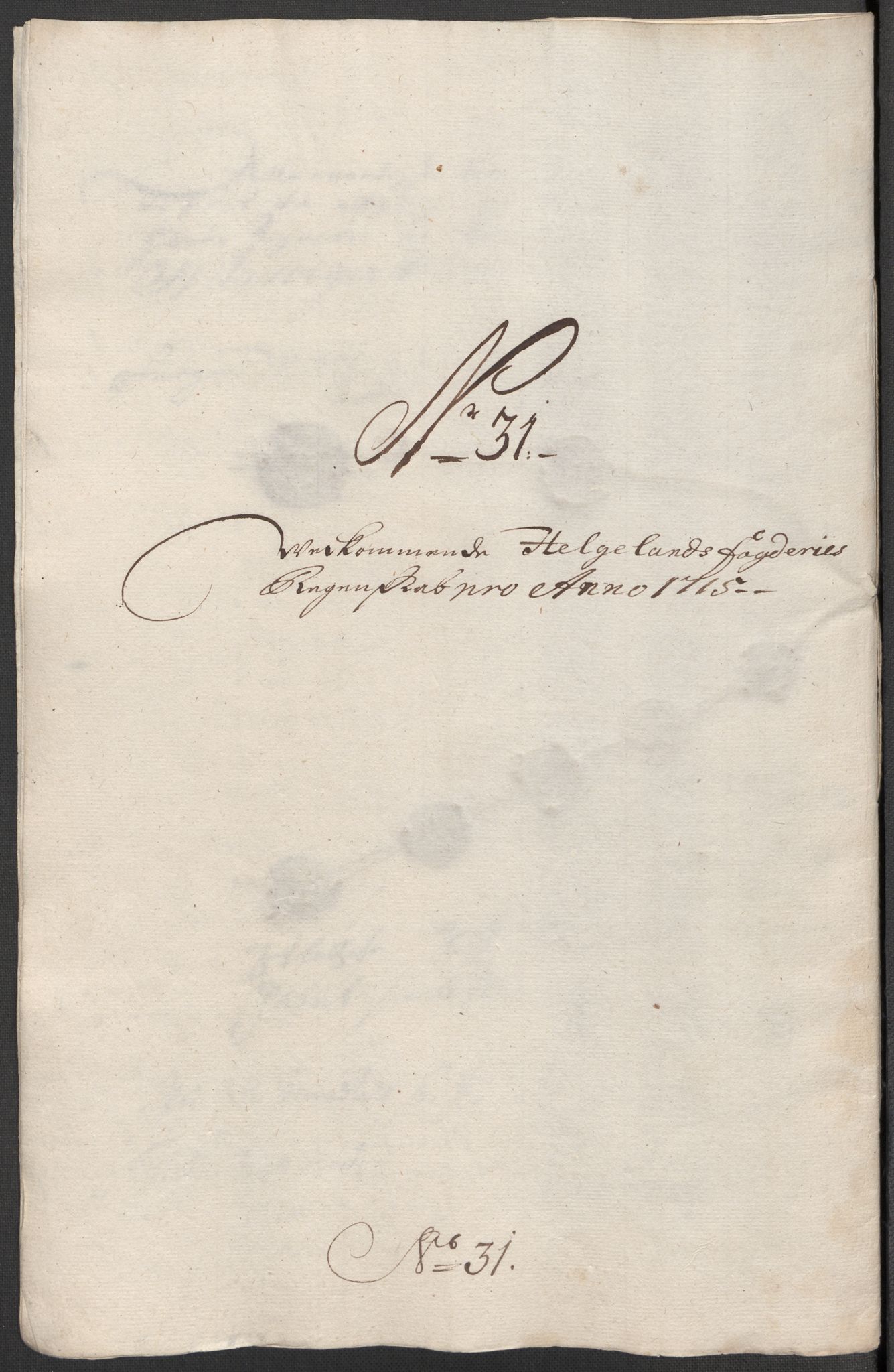 Rentekammeret inntil 1814, Reviderte regnskaper, Fogderegnskap, RA/EA-4092/R65/L4513: Fogderegnskap Helgeland, 1714-1715, p. 655