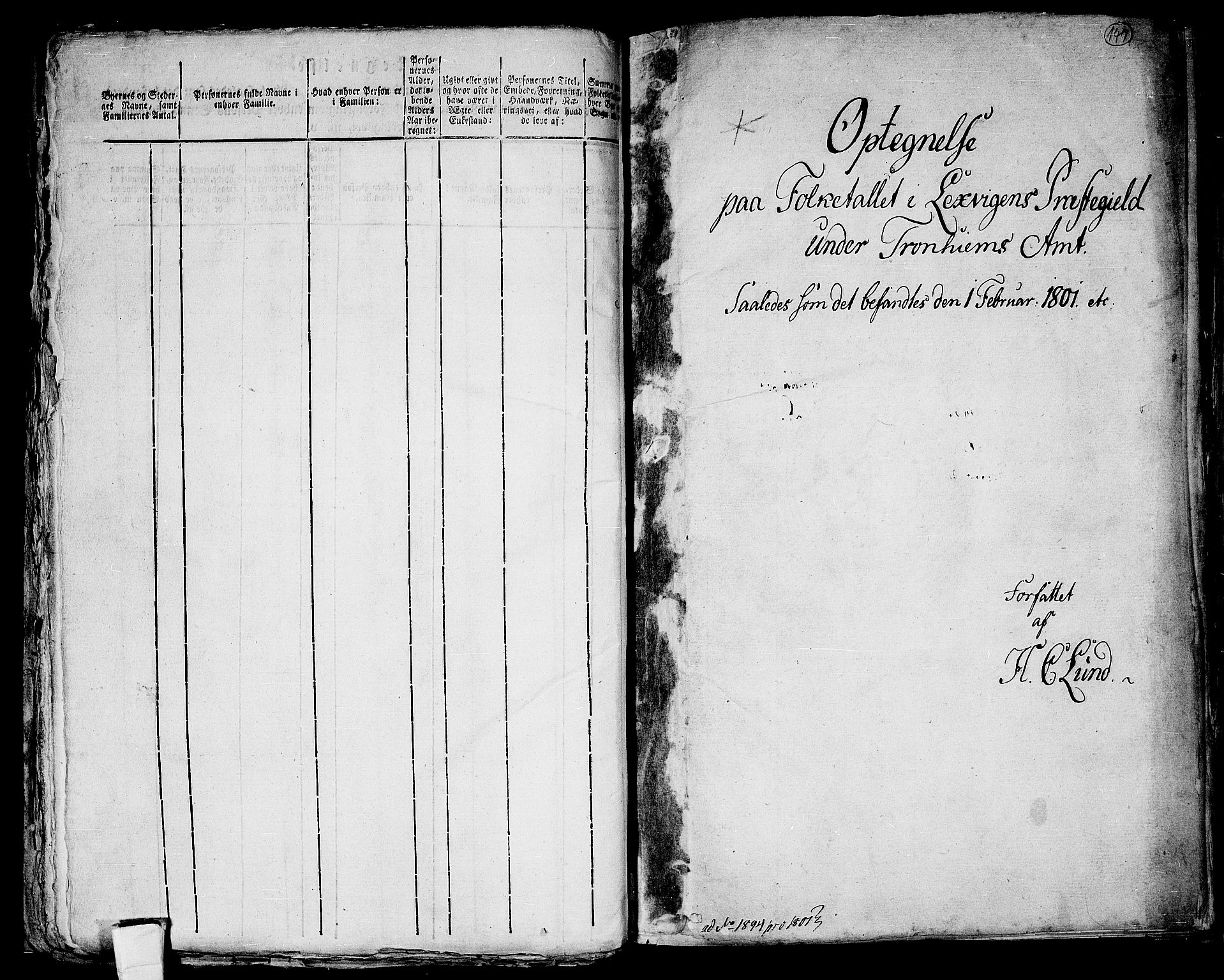 RA, 1801 census for 1718P Leksvik, 1801, p. 147a