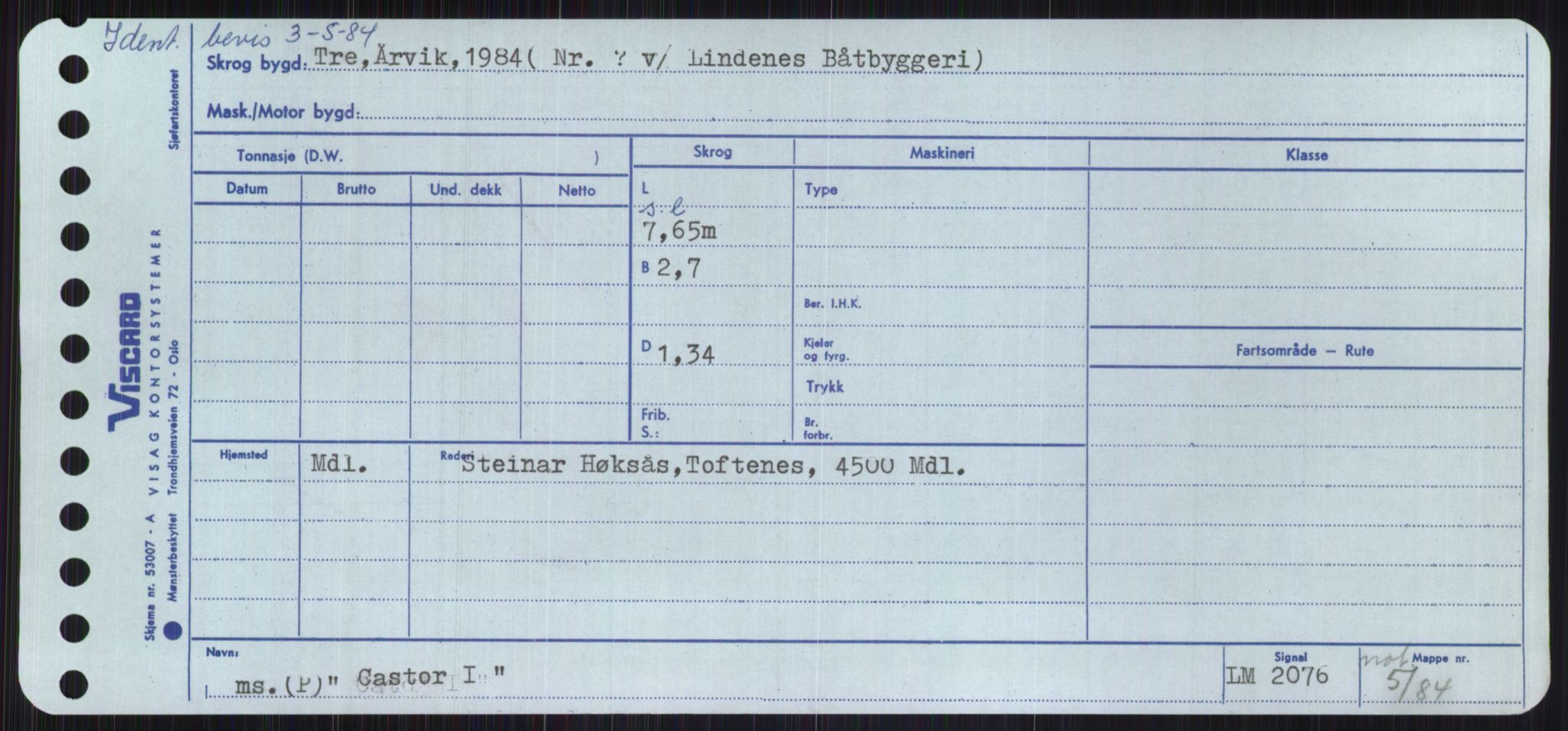 Sjøfartsdirektoratet med forløpere, Skipsmålingen, AV/RA-S-1627/H/Ha/L0001/0002: Fartøy, A-Eig / Fartøy Bjør-Eig, p. 595