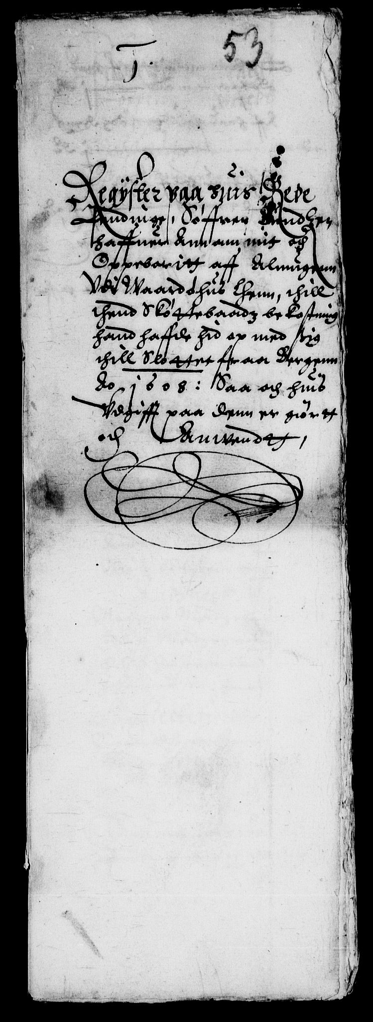 Danske Kanselli, Skapsaker, AV/RA-EA-4061/F/L0078: Skap 15, pakke 125A, 1591-1706, p. 201
