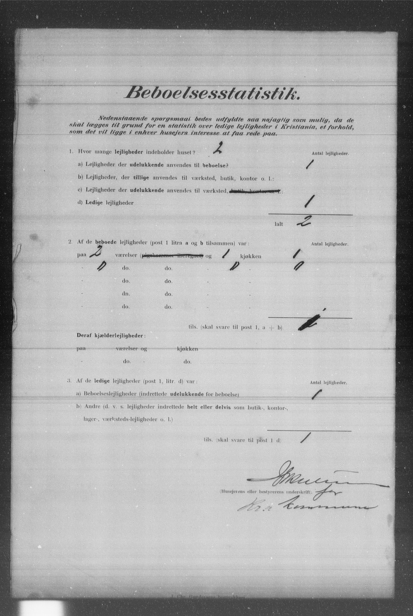 OBA, Municipal Census 1902 for Kristiania, 1902, p. 120