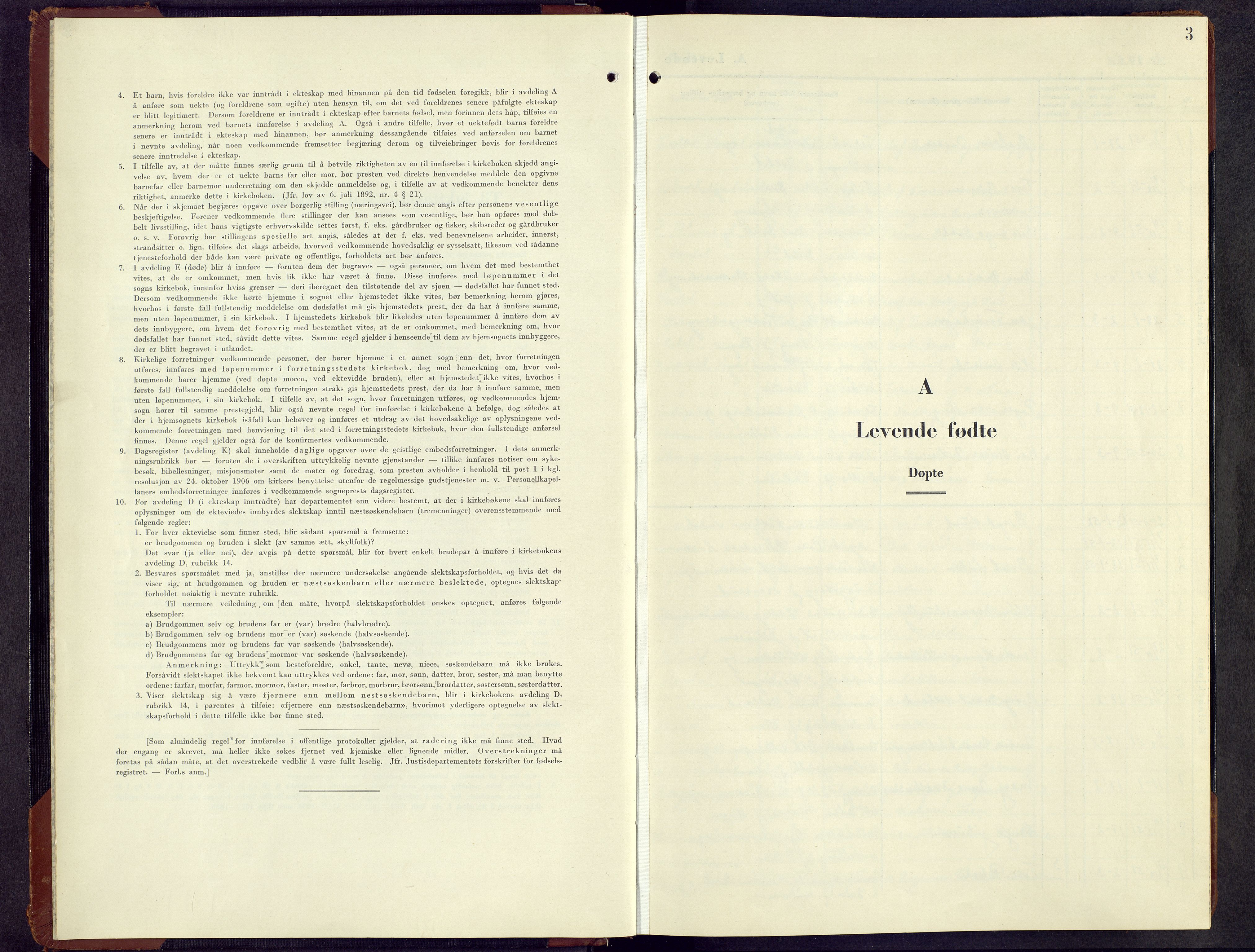 Vardal prestekontor, SAH/PREST-100/H/Ha/Hab/L0020: Parish register (copy) no. 20, 1951-1963, p. 3