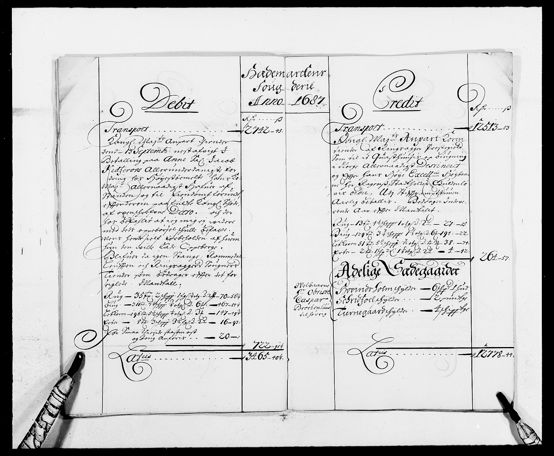 Rentekammeret inntil 1814, Reviderte regnskaper, Fogderegnskap, AV/RA-EA-4092/R16/L1028: Fogderegnskap Hedmark, 1687, p. 7