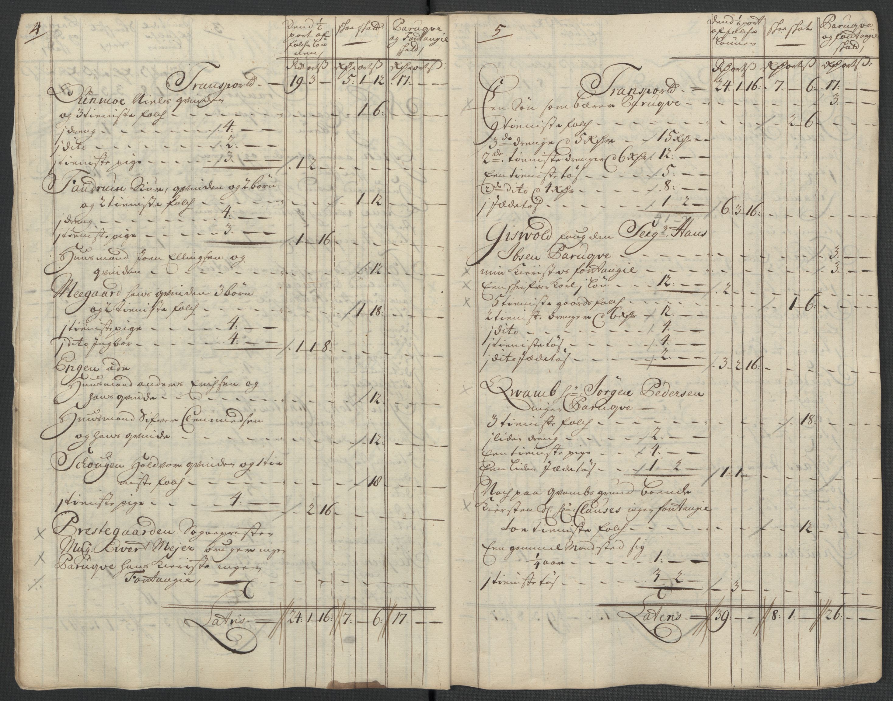 Rentekammeret inntil 1814, Reviderte regnskaper, Fogderegnskap, RA/EA-4092/R60/L3962: Fogderegnskap Orkdal og Gauldal, 1711, p. 6