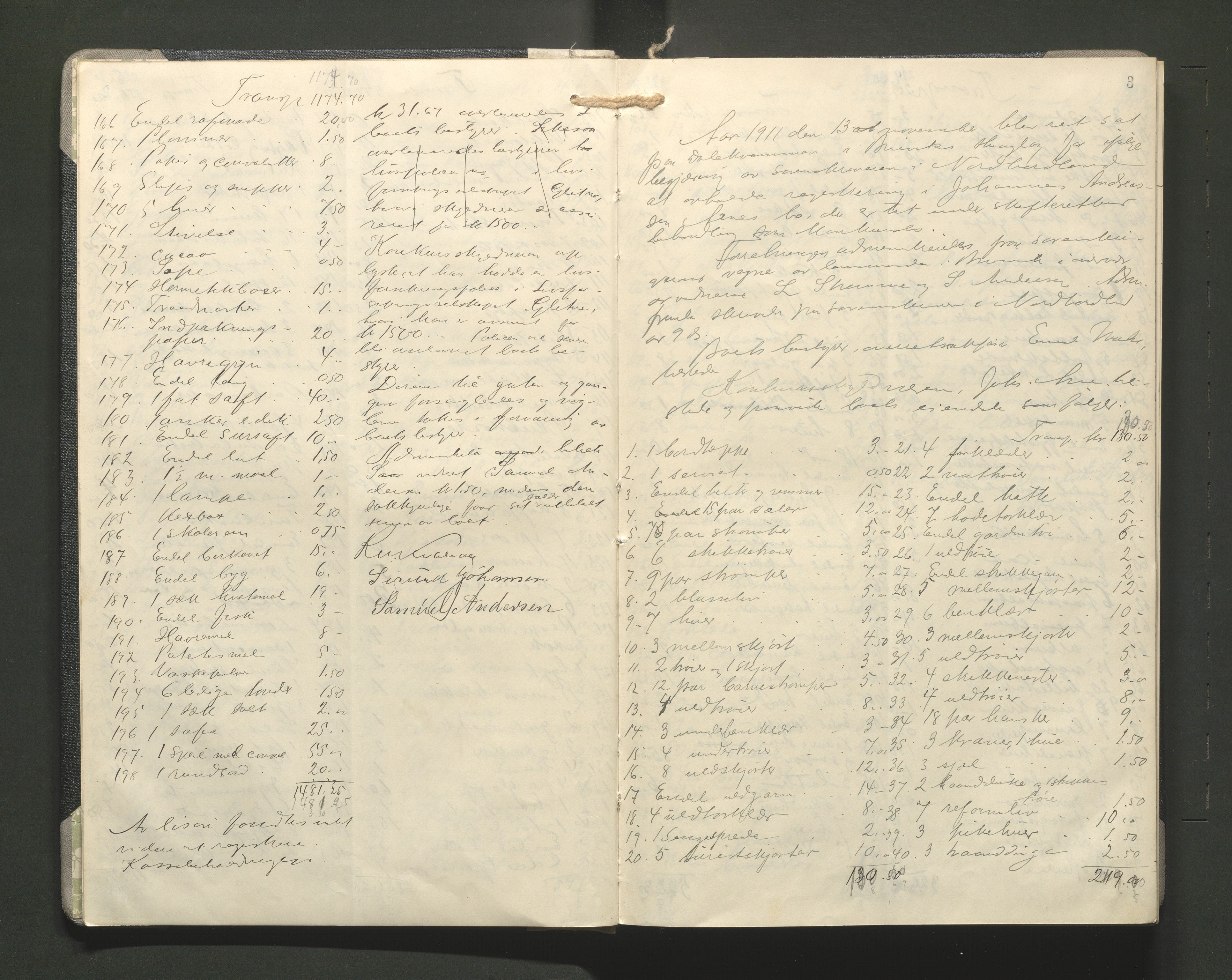 Lensmannen i Bruvik, AV/SAB-A-31301/0006/L0004: Registreringsprotokoll, 1911-1930, p. 2b-3a