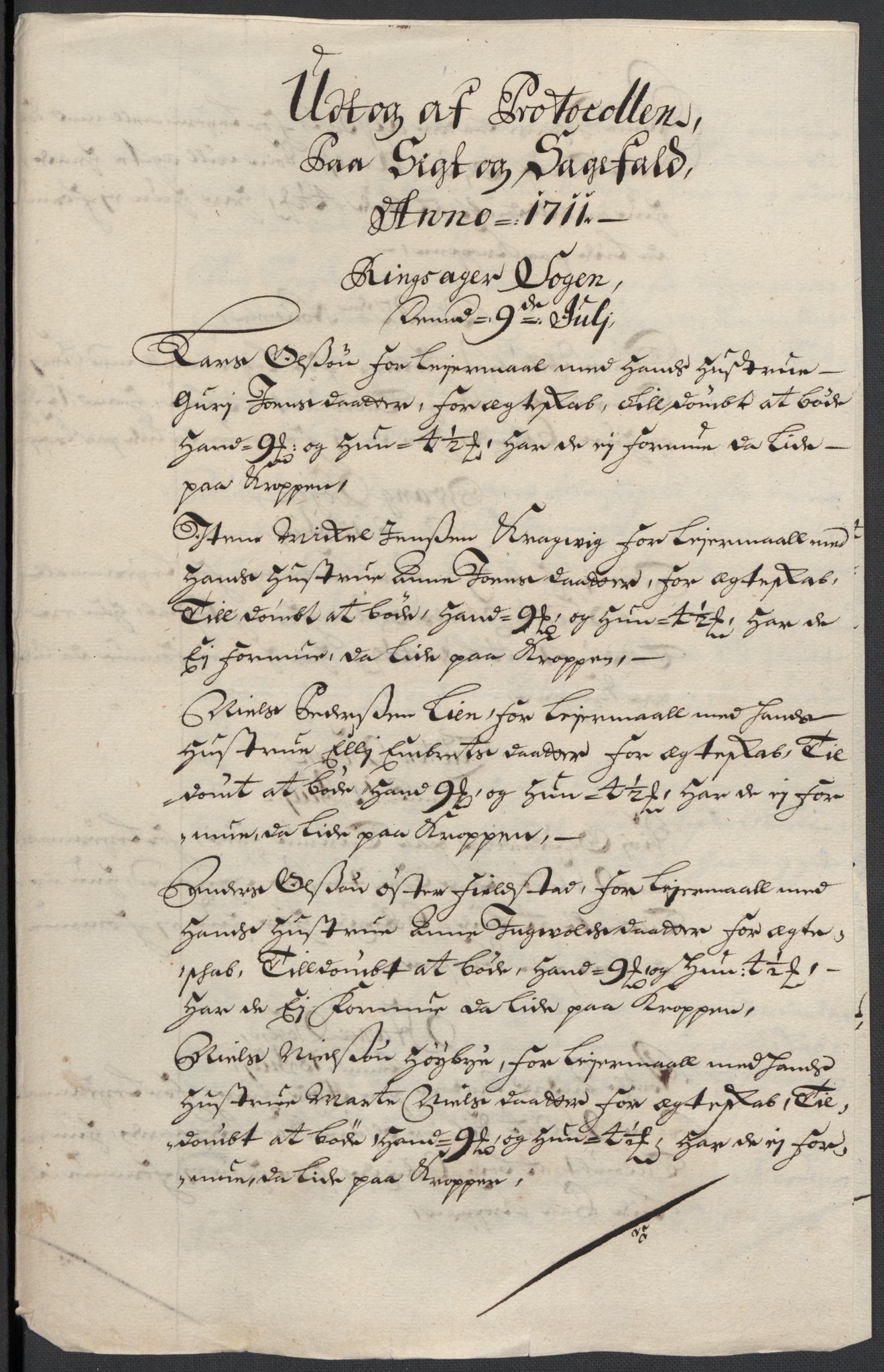 Rentekammeret inntil 1814, Reviderte regnskaper, Fogderegnskap, RA/EA-4092/R16/L1047: Fogderegnskap Hedmark, 1711, p. 386