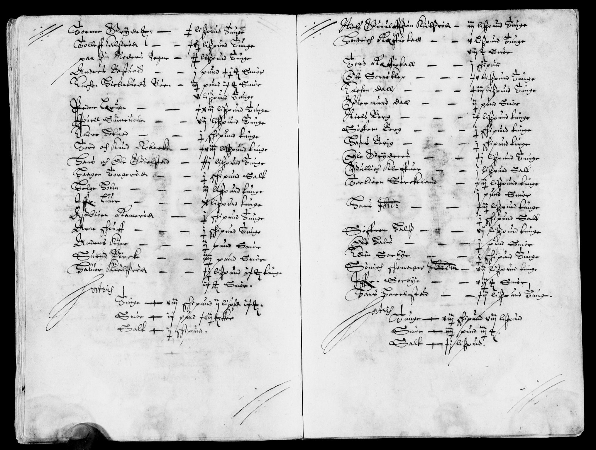 Rentekammeret inntil 1814, Reviderte regnskaper, Lensregnskaper, AV/RA-EA-5023/R/Rb/Rbo/L0025: Tønsberg len, 1643-1645