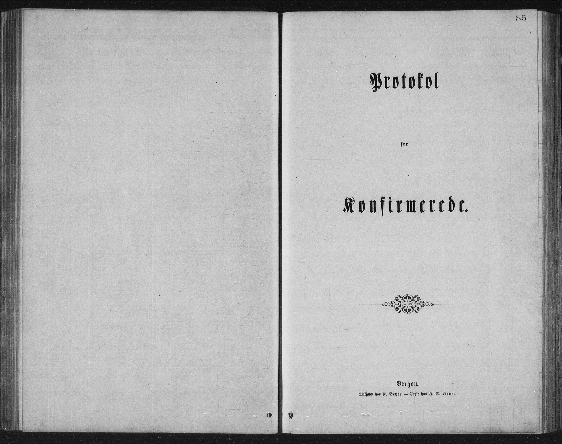 Sund sokneprestembete, SAB/A-99930: Parish register (copy) no. B 2, 1874-1881, p. 85