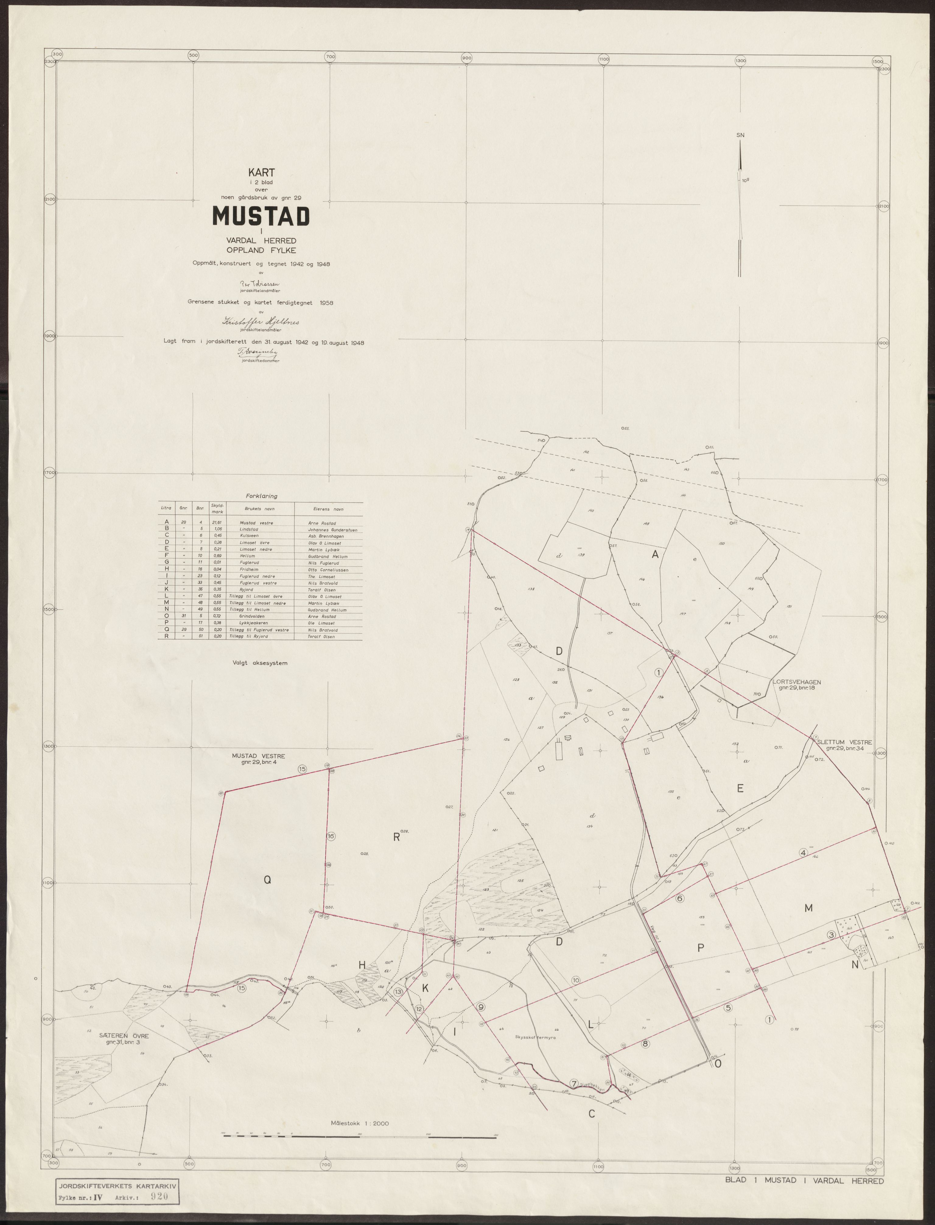 Jordskifteverkets kartarkiv, AV/RA-S-3929/T, 1859-1988, p. 1150