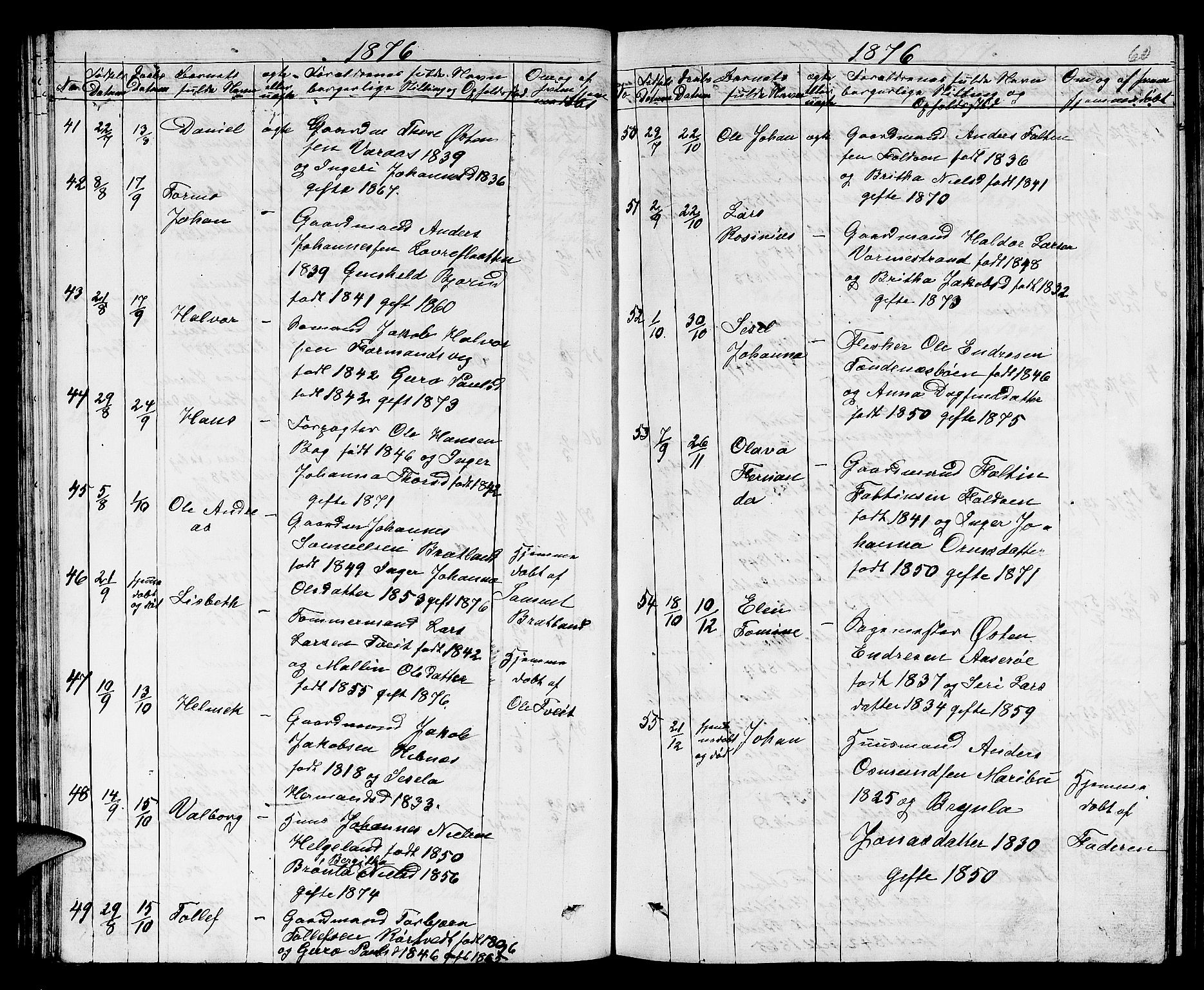 Jelsa sokneprestkontor, AV/SAST-A-101842/01/V: Parish register (copy) no. B 3, 1864-1890, p. 60