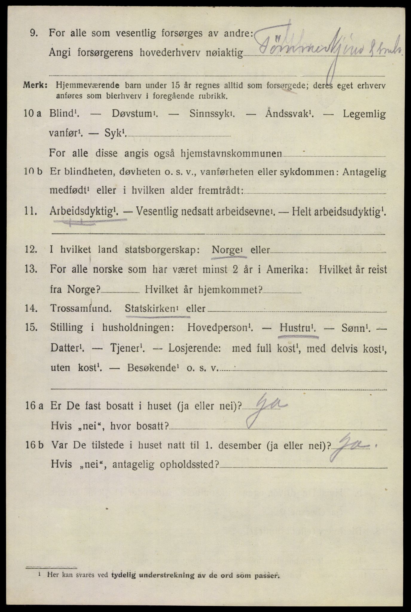 SAKO, 1920 census for Lardal, 1920, p. 5832