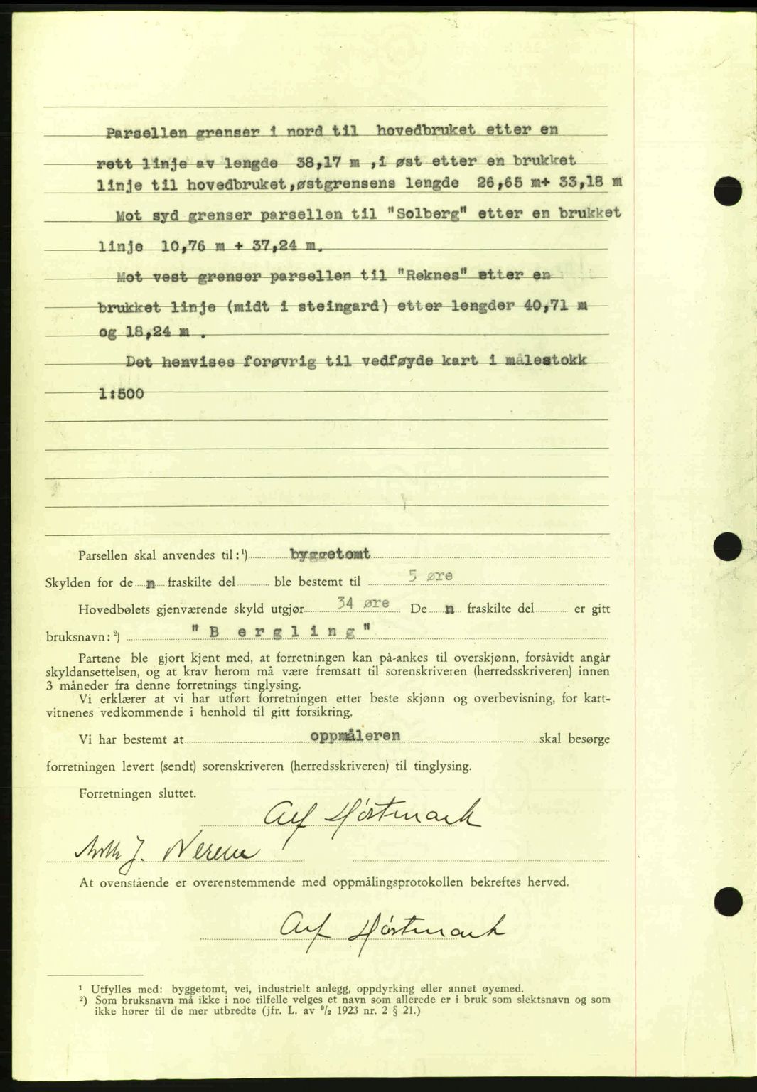 Romsdal sorenskriveri, AV/SAT-A-4149/1/2/2C: Mortgage book no. A17, 1944-1945, Diary no: : 1592/1944