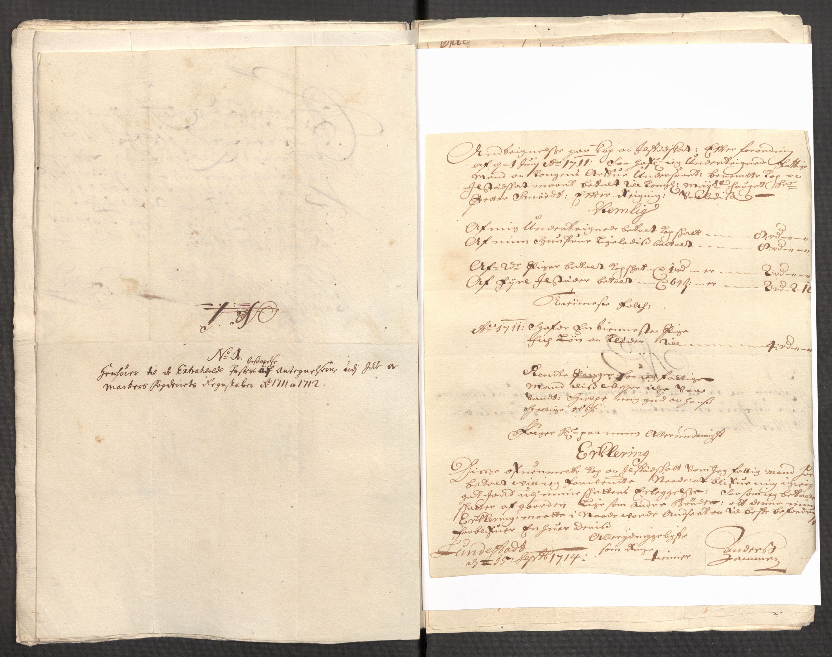 Rentekammeret inntil 1814, Reviderte regnskaper, Fogderegnskap, AV/RA-EA-4092/R01/L0021: Fogderegnskap Idd og Marker, 1712, p. 289