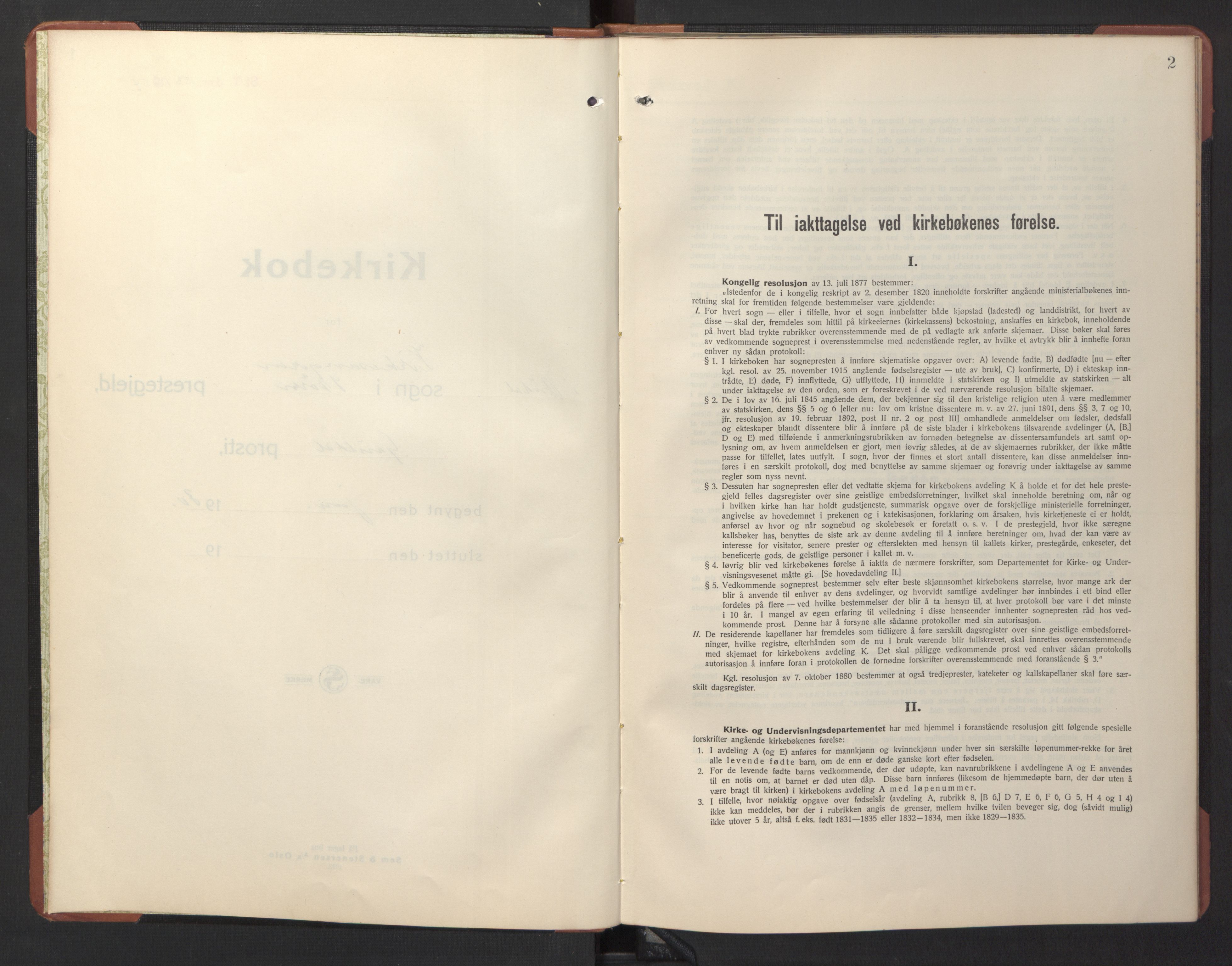 Ministerialprotokoller, klokkerbøker og fødselsregistre - Sør-Trøndelag, AV/SAT-A-1456/690/L1053: Parish register (copy) no. 690C03, 1930-1947, p. 2