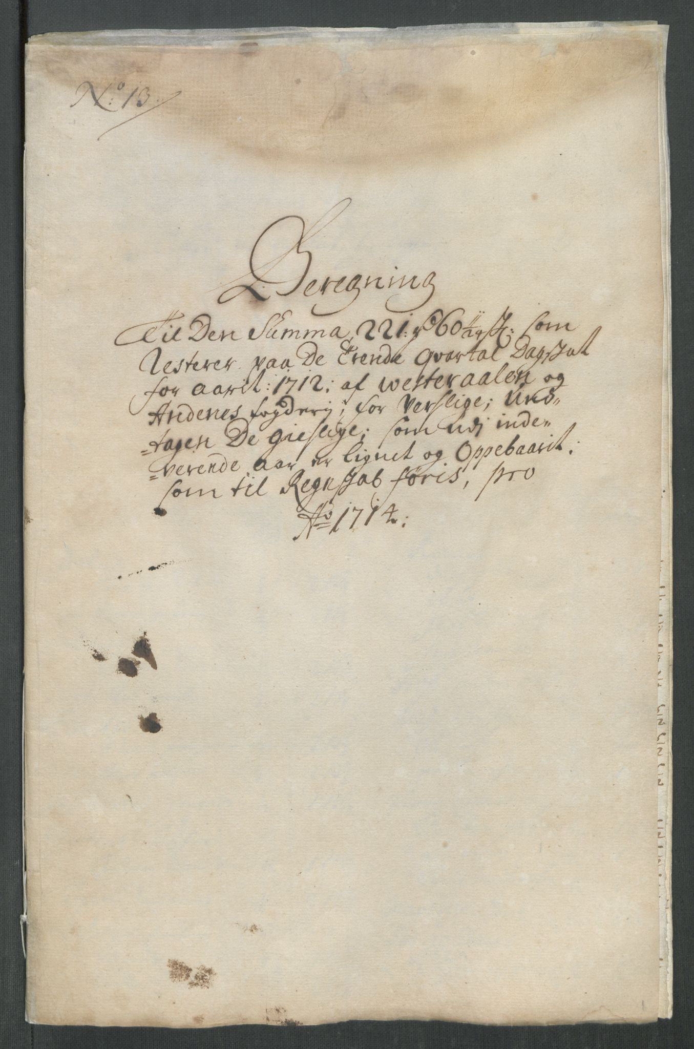 Rentekammeret inntil 1814, Reviderte regnskaper, Fogderegnskap, RA/EA-4092/R67/L4680: Fogderegnskap Vesterålen, Andenes og Lofoten, 1714, p. 95