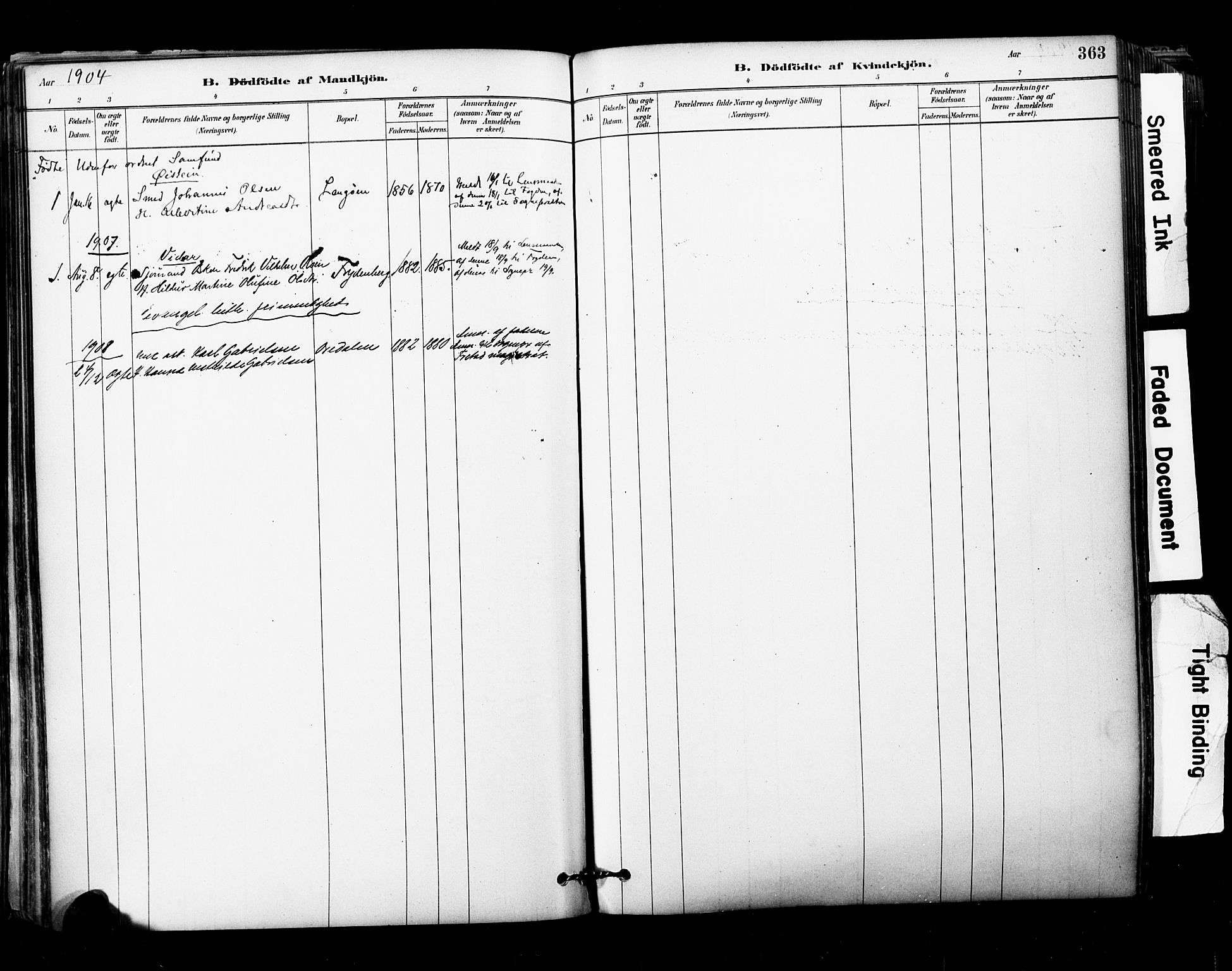 Glemmen prestekontor Kirkebøker, SAO/A-10908/F/Fa/L0011: Parish register (official) no. 11, 1878-1917, p. 363