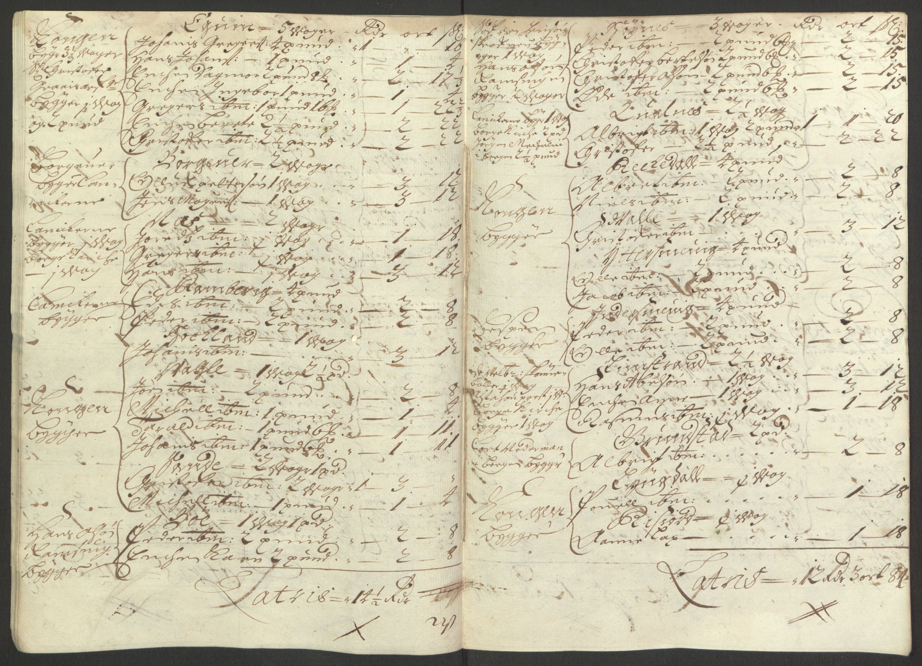 Rentekammeret inntil 1814, Reviderte regnskaper, Fogderegnskap, AV/RA-EA-4092/R67/L4675: Fogderegnskap Vesterålen, Andenes og Lofoten, 1691-1693, p. 50