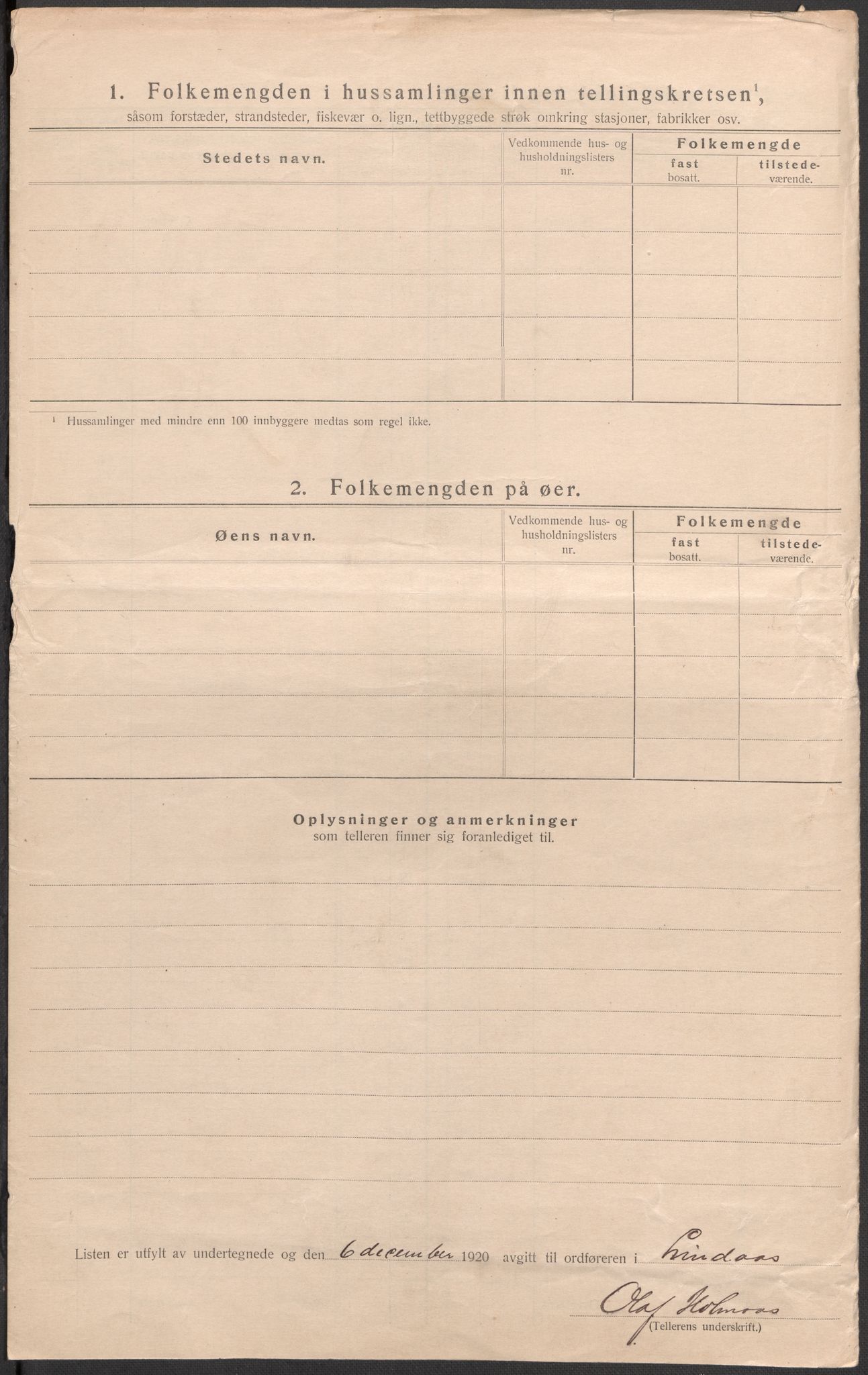 SAB, 1920 census for Lindås, 1920, p. 31