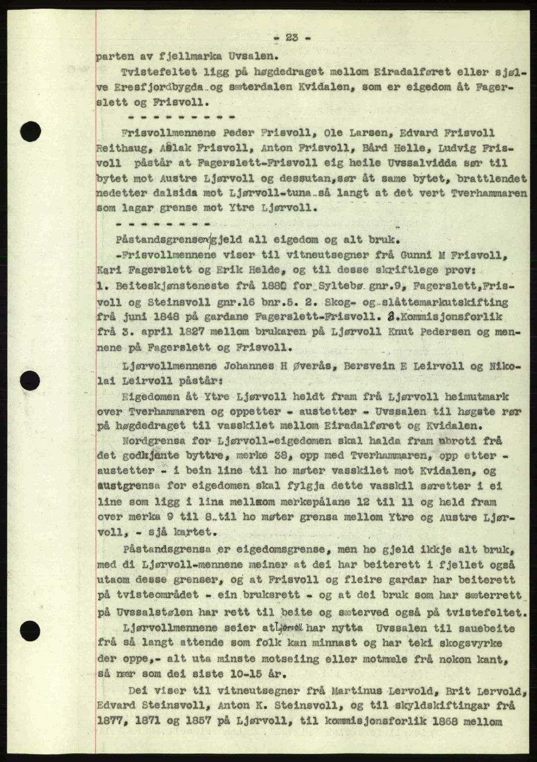 Romsdal sorenskriveri, AV/SAT-A-4149/1/2/2C: Mortgage book no. A11, 1941-1942, Diary no: : 365/1942