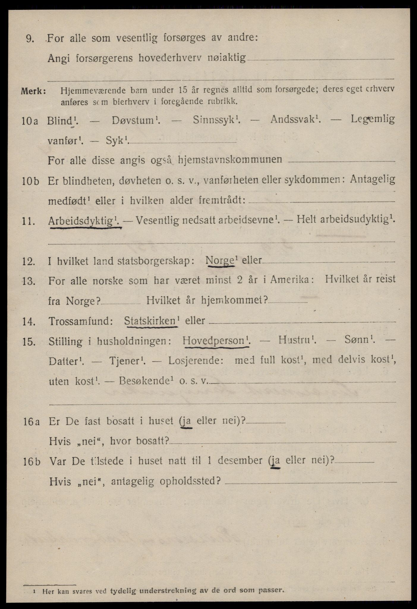 SAT, 1920 census for Molde, 1920, p. 5422
