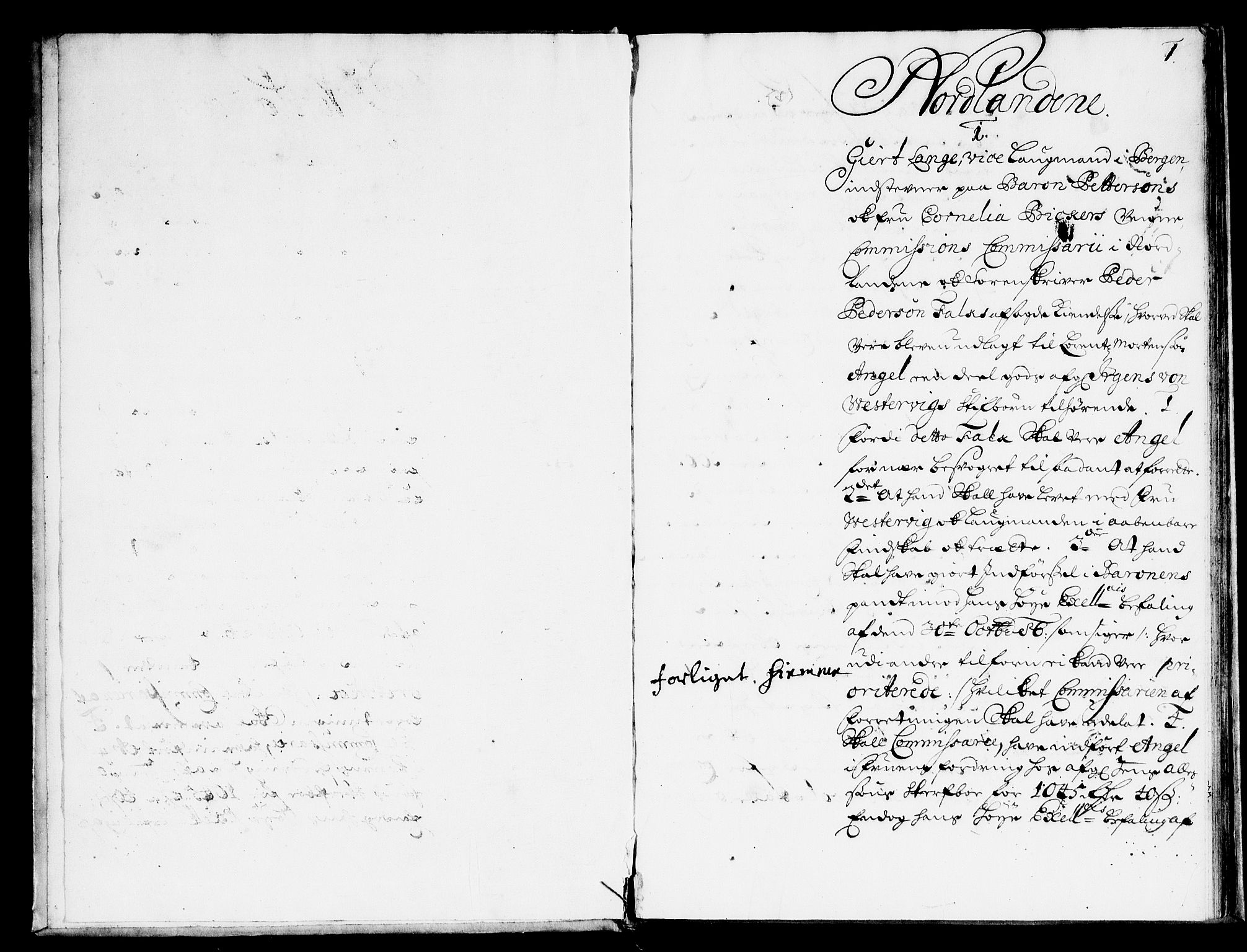 Overhoffretten 1667-1797, AV/RA-EA-2884/Ad/L0252: Ekstraktprotokoll, 1690, p. 0-1