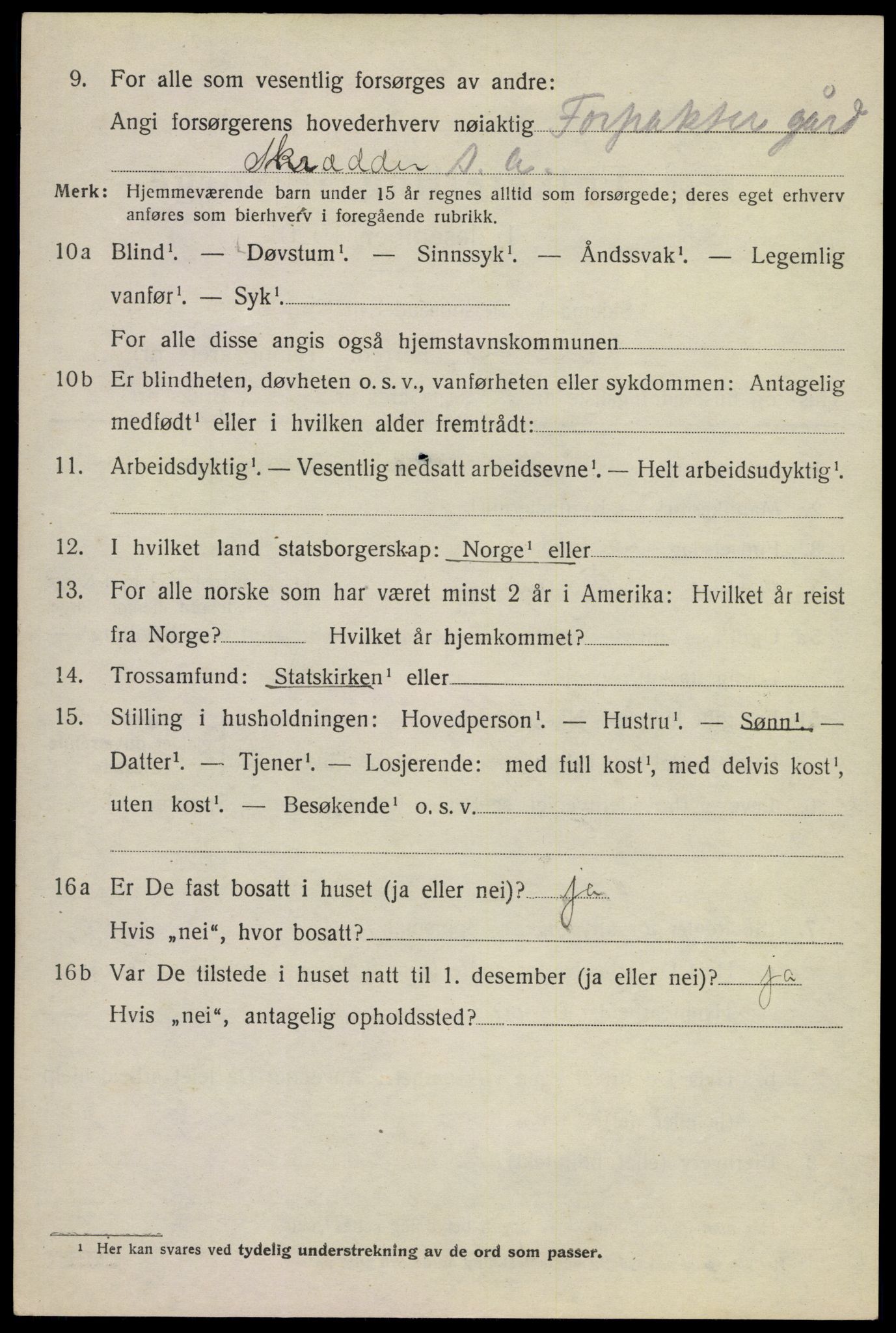 SAKO, 1920 census for Modum, 1920, p. 22104