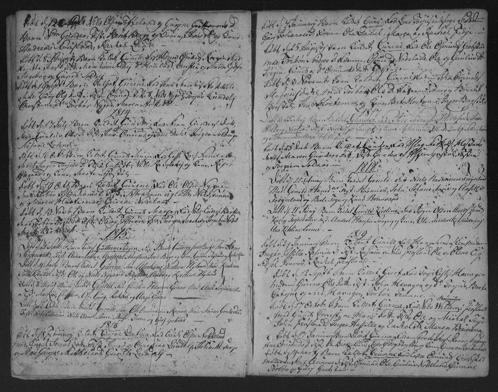 Søgne sokneprestkontor, SAK/1111-0037/F/Fa/Fab/L0005: Parish register (official) no. A 5, 1791-1820, p. 90