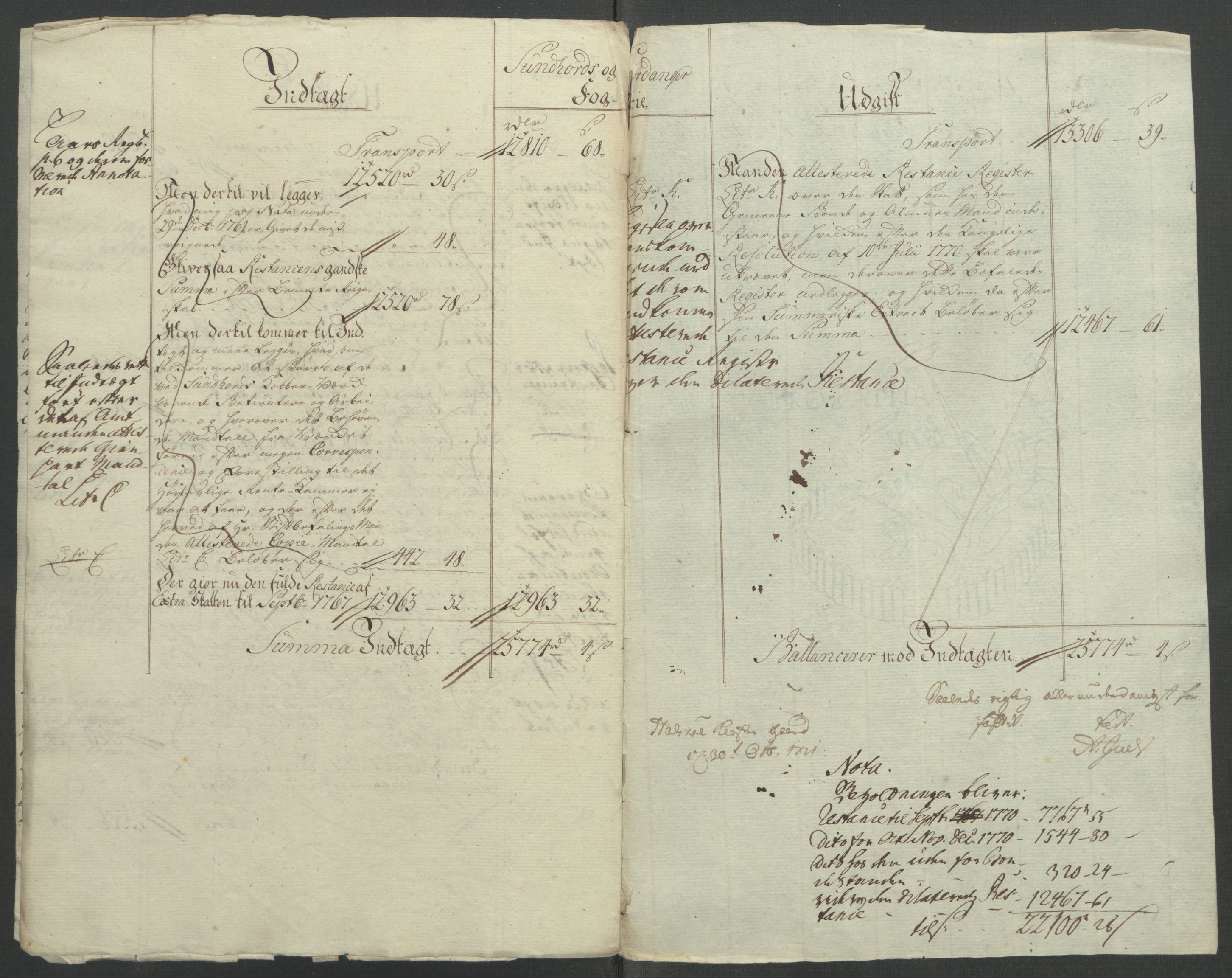 Rentekammeret inntil 1814, Reviderte regnskaper, Fogderegnskap, AV/RA-EA-4092/R48/L3136: Ekstraskatten Sunnhordland og Hardanger, 1762-1772, p. 207