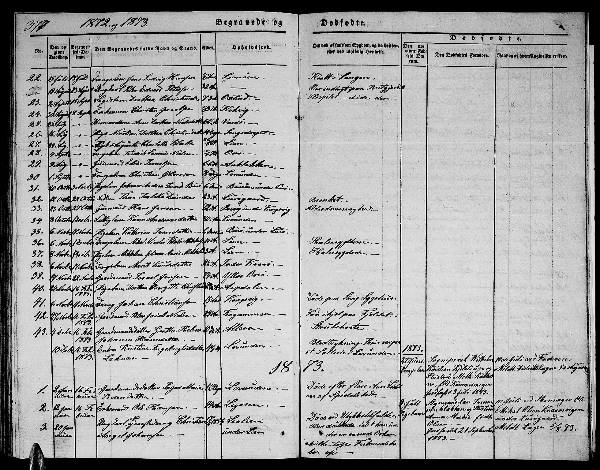 Ministerialprotokoller, klokkerbøker og fødselsregistre - Nordland, AV/SAT-A-1459/839/L0572: Parish register (copy) no. 839C02, 1841-1873, p. 377