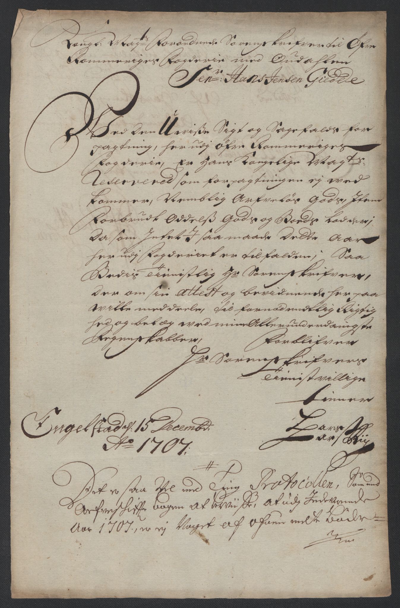 Rentekammeret inntil 1814, Reviderte regnskaper, Fogderegnskap, AV/RA-EA-4092/R12/L0718: Fogderegnskap Øvre Romerike, 1706-1707, p. 290