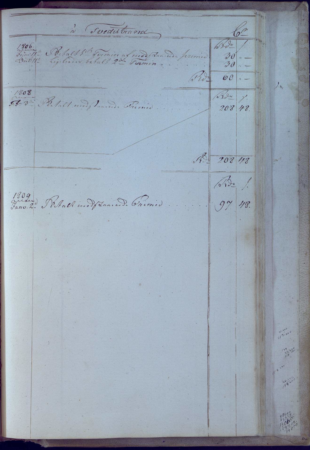 Oxefjordens indbyrdes Assuranceselskab, AAKS/PA-1060a/A/A01/L0001: Forhandlingsprotokoll med regnskap, 1806-1819, p. 25