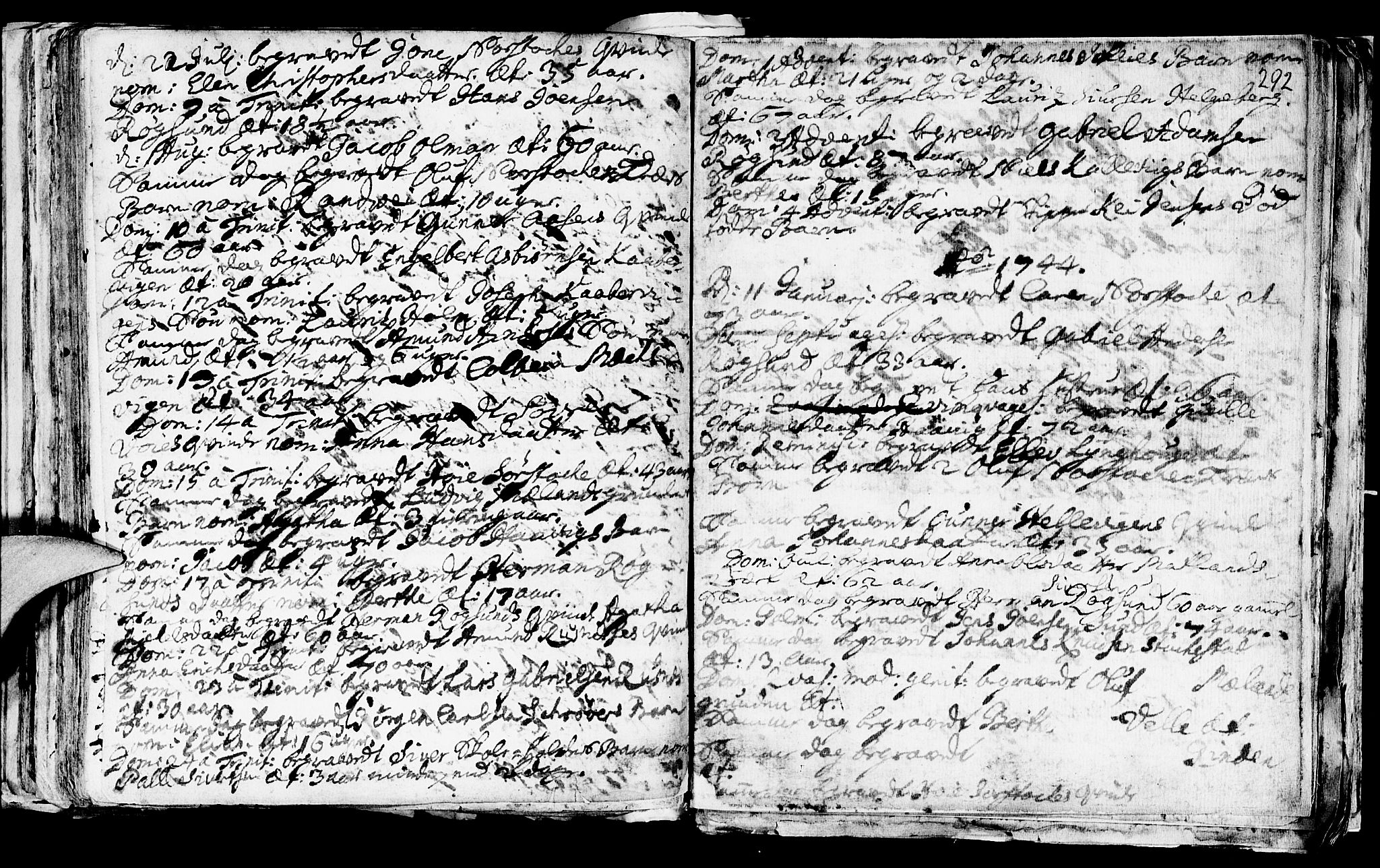 Avaldsnes sokneprestkontor, AV/SAST-A -101851/H/Ha/Haa/L0001: Parish register (official) no. A 1, 1711-1764, p. 292