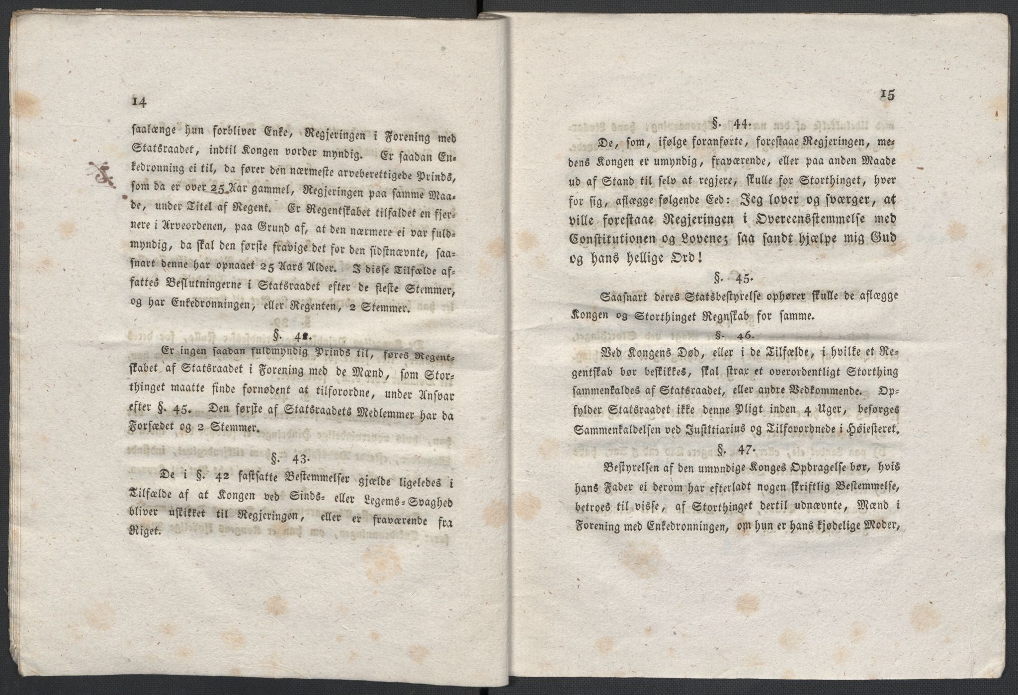 Christie, Wilhelm Frimann Koren, AV/RA-PA-0014/F/L0004: Christies dokumenter fra 1814, 1814, p. 33